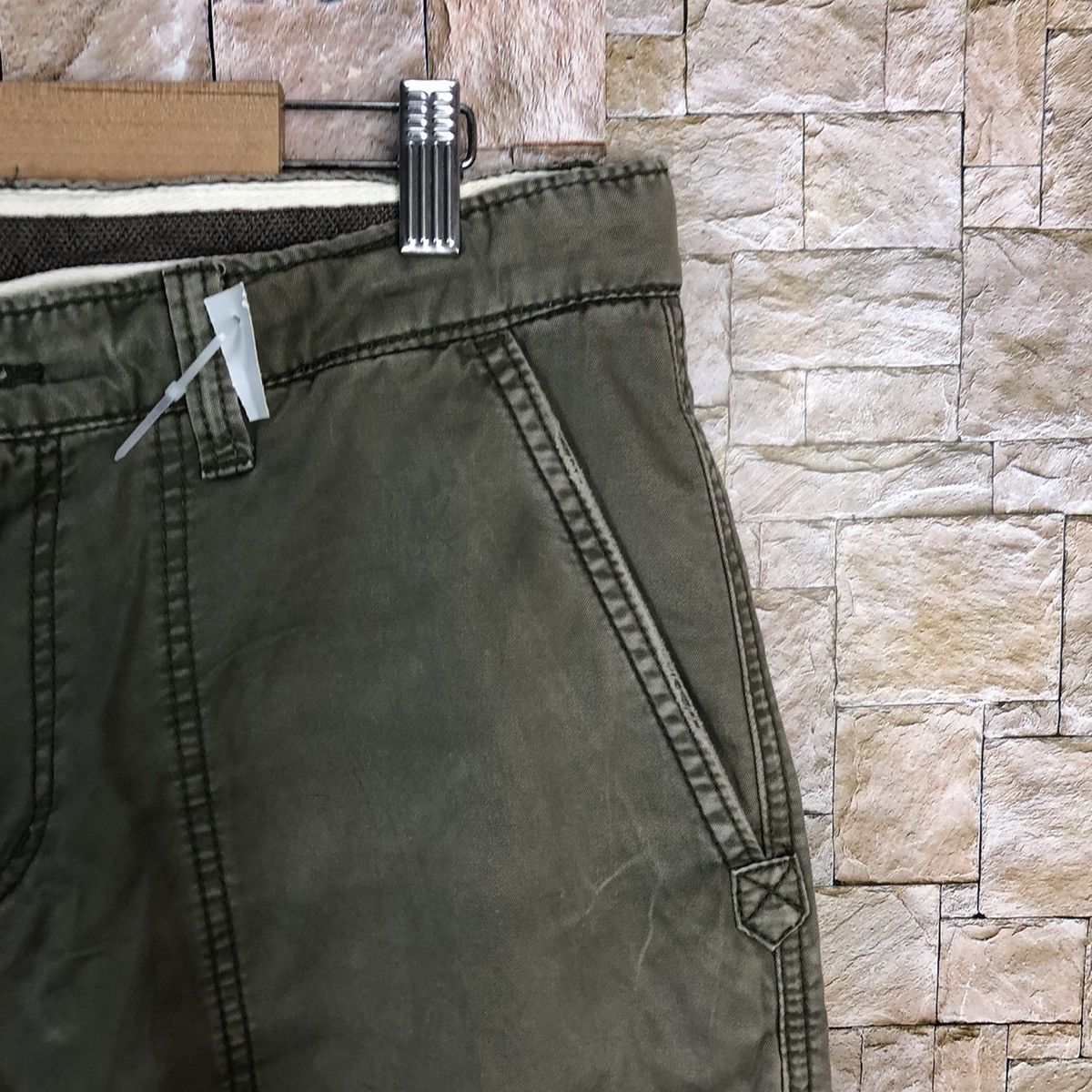 Japanese Brand Rare Xtyle Green tactical Cargo Multipocket Pants #A329 Size US 31 - 9 Thumbnail