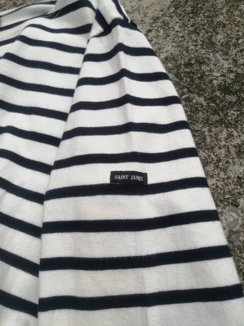 Saint James Saint James Longsleeve Stripe Shirt Size M / US 6-8 / IT 42-44 - 7 Thumbnail