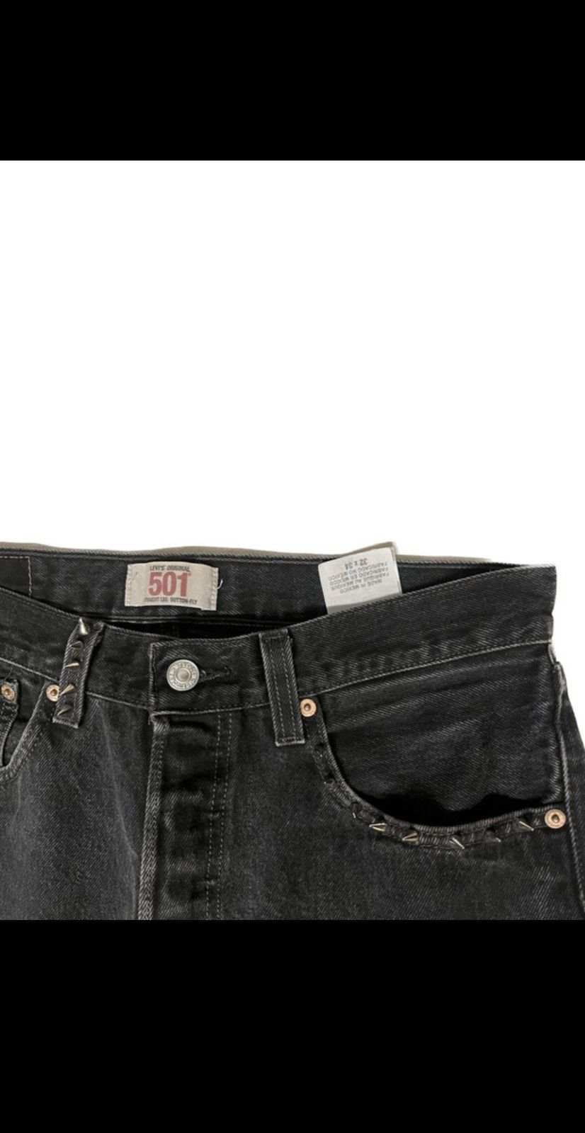 Levi's Levis studedd jeans Size US 32 / EU 48 - 2 Thumbnail