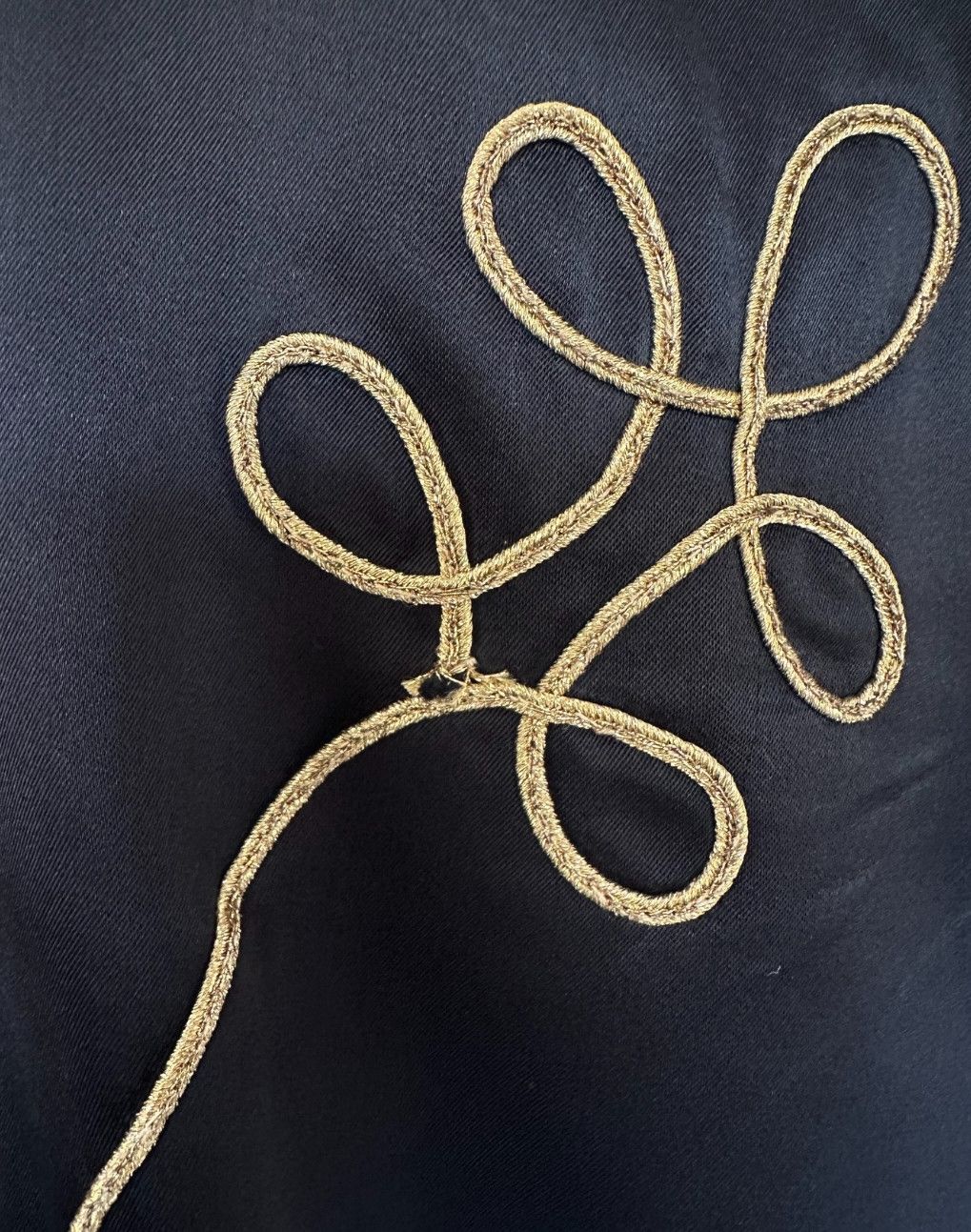 Saint Laurent Paris Saint Laurent Paris Gold thread embroidery court silk jack Size US M / EU 48-50 / 2 - 4 Thumbnail