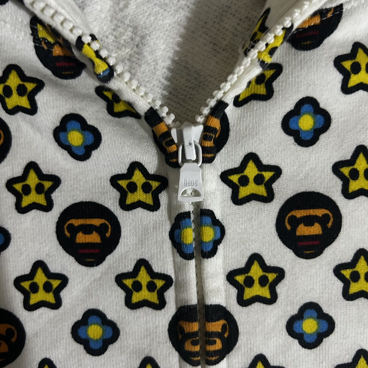 Bape Bape Baby Milo Monogram Full Zip Hoodie Size US S / EU 44-46 / 1 - 6 Thumbnail
