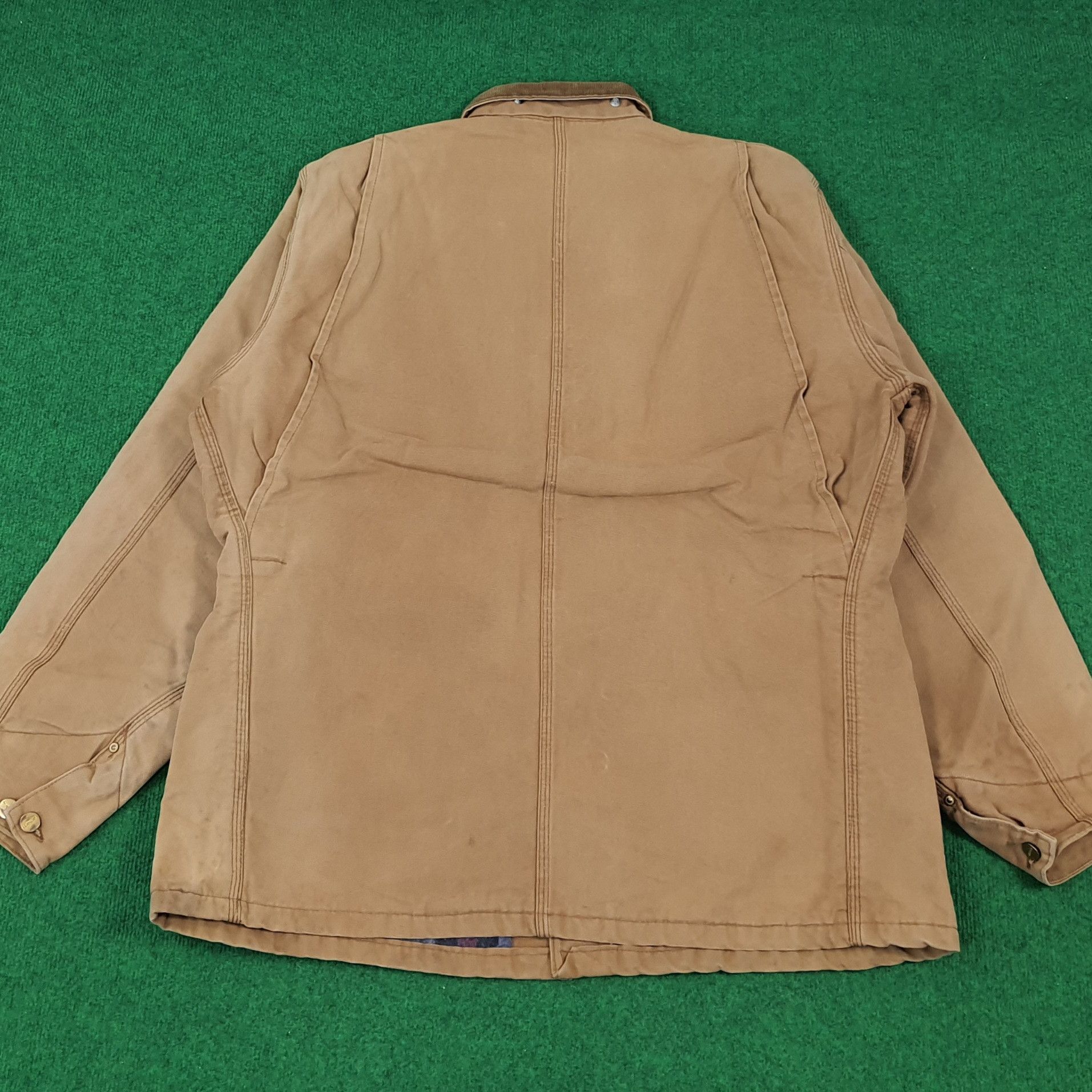Carhartt × Vintage Vintage Carhartt Detroit Workwear Heavy Jacket Size US XXL / EU 58 / 5 - 3 Thumbnail