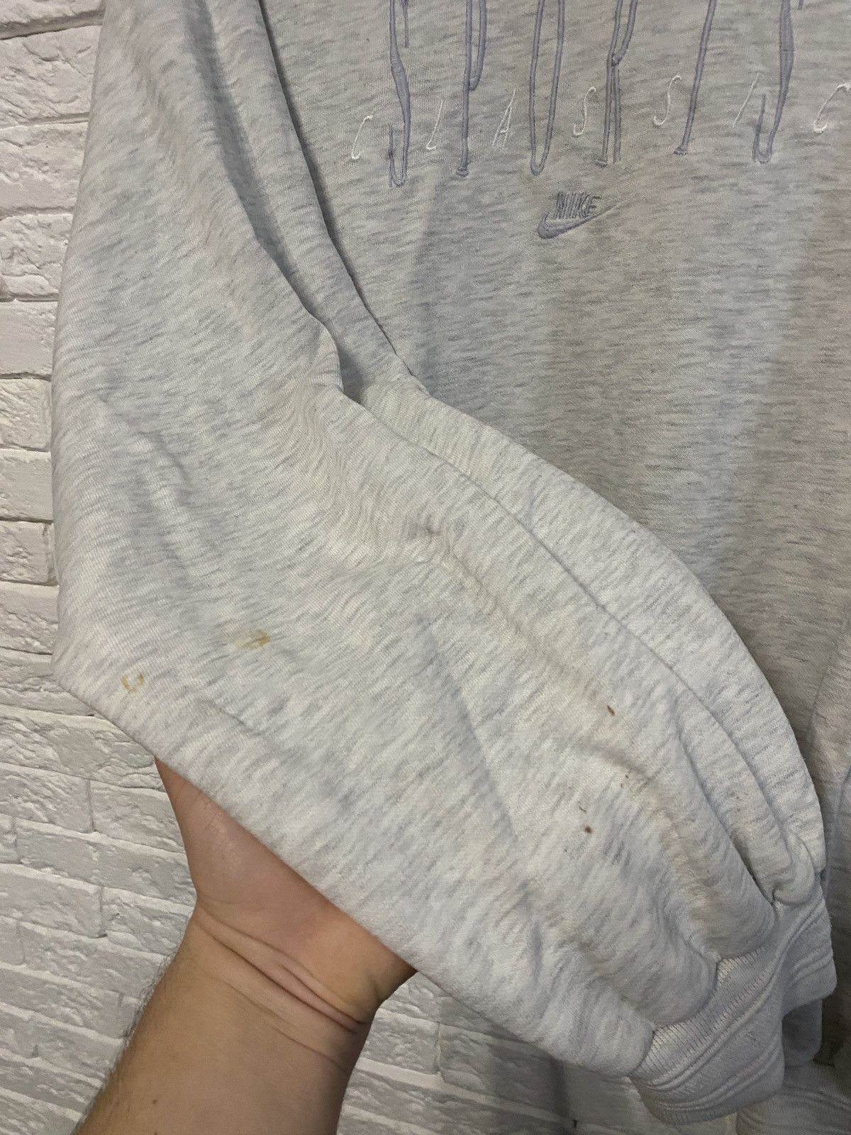 Nike × Vintage Rare Vintage Nike Sweatshirt 80’s Big Logo Size US XL / EU 56 / 4 - 3 Thumbnail