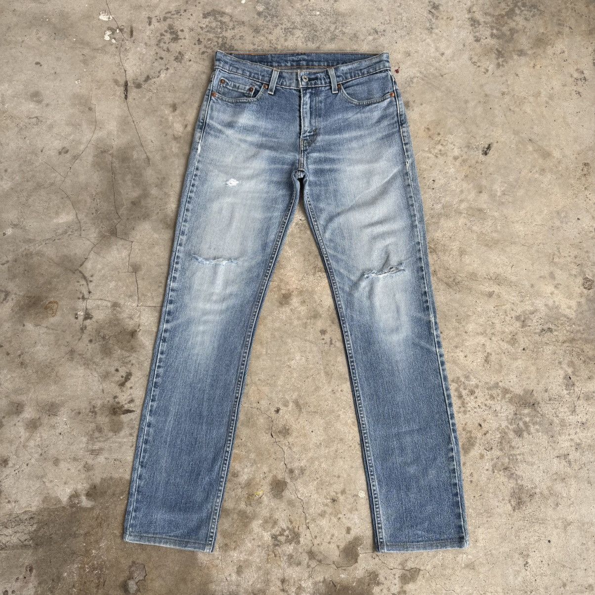 Levi's W30x30.5 Vintage Levi's 511 Faded Ripped Denim Jean Pants Size US 30 / EU 46 - 1 Thumbnail