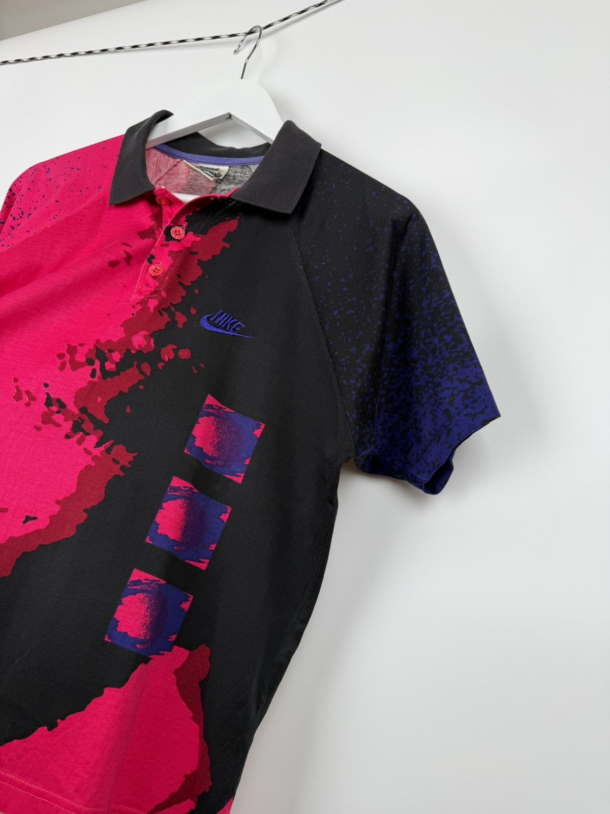 Nike Challenge Court Andre Agassi tennis jersey vintage 90s