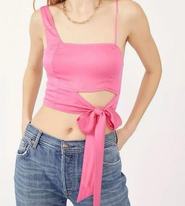 Free People Free People Mila Tie Crop Top Size S / US 4 / IT 40 - 1 Thumbnail