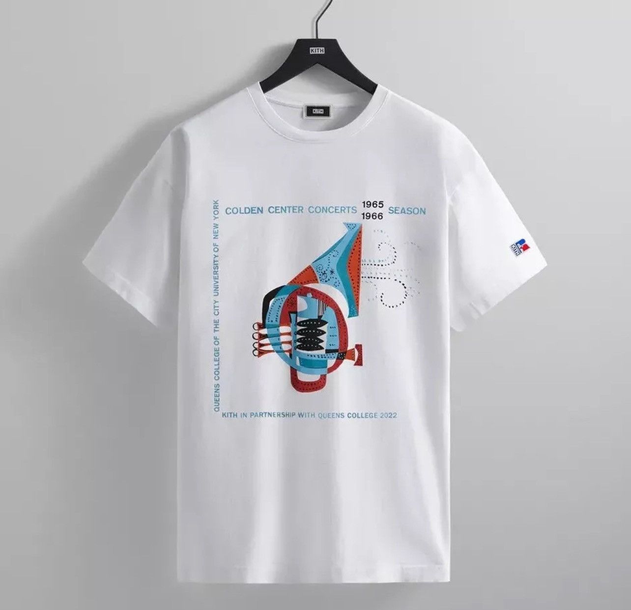 Kith × Russell Athletic Kith & Russell Athletic CUNY Queens College Jazz Vintage tee Size US XXL / EU 58 / 5 - 1 Thumbnail