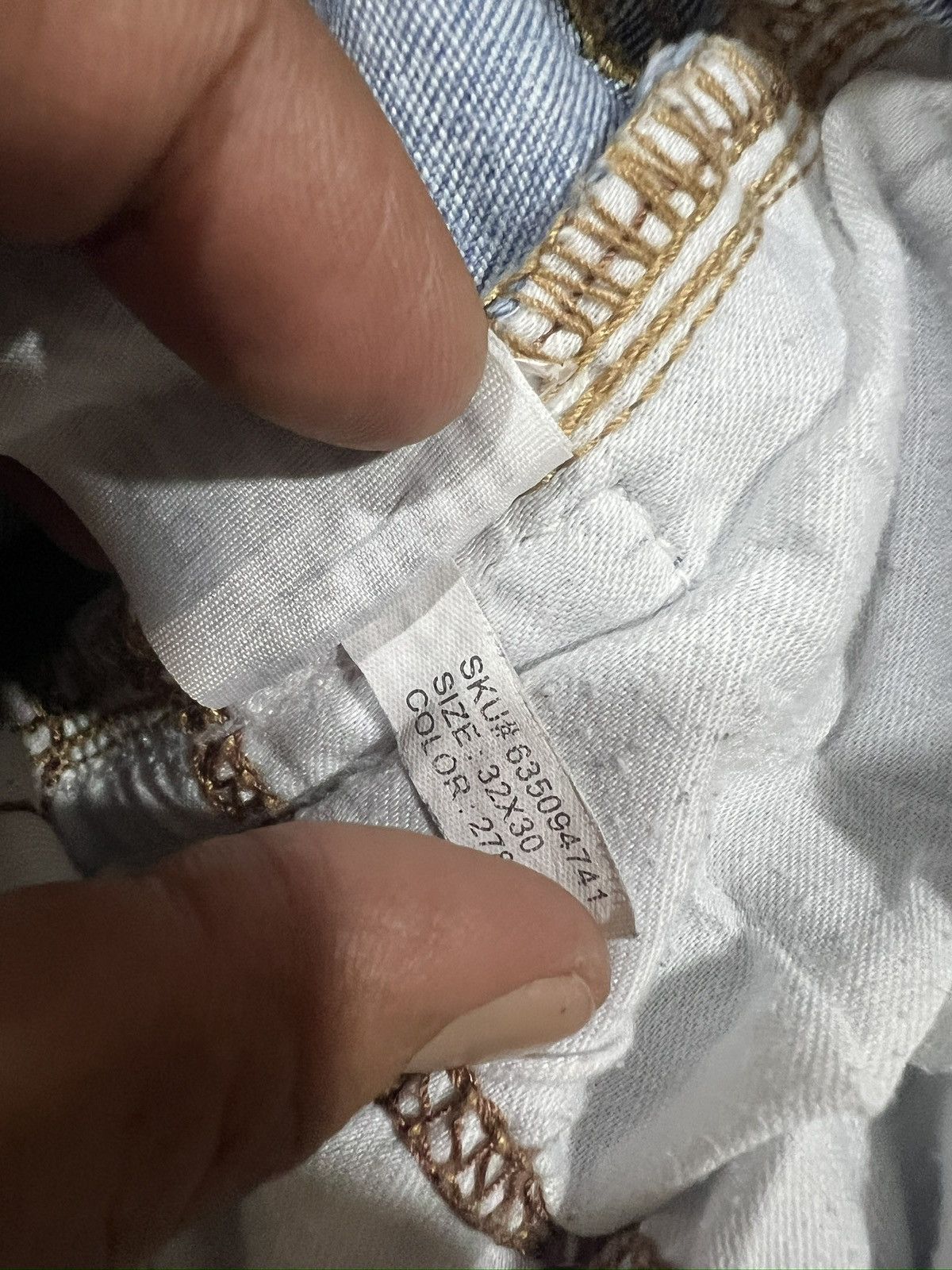Hollister 🔥Hollister Side Stripe Distressed Denim Size US 31 - 18 Thumbnail