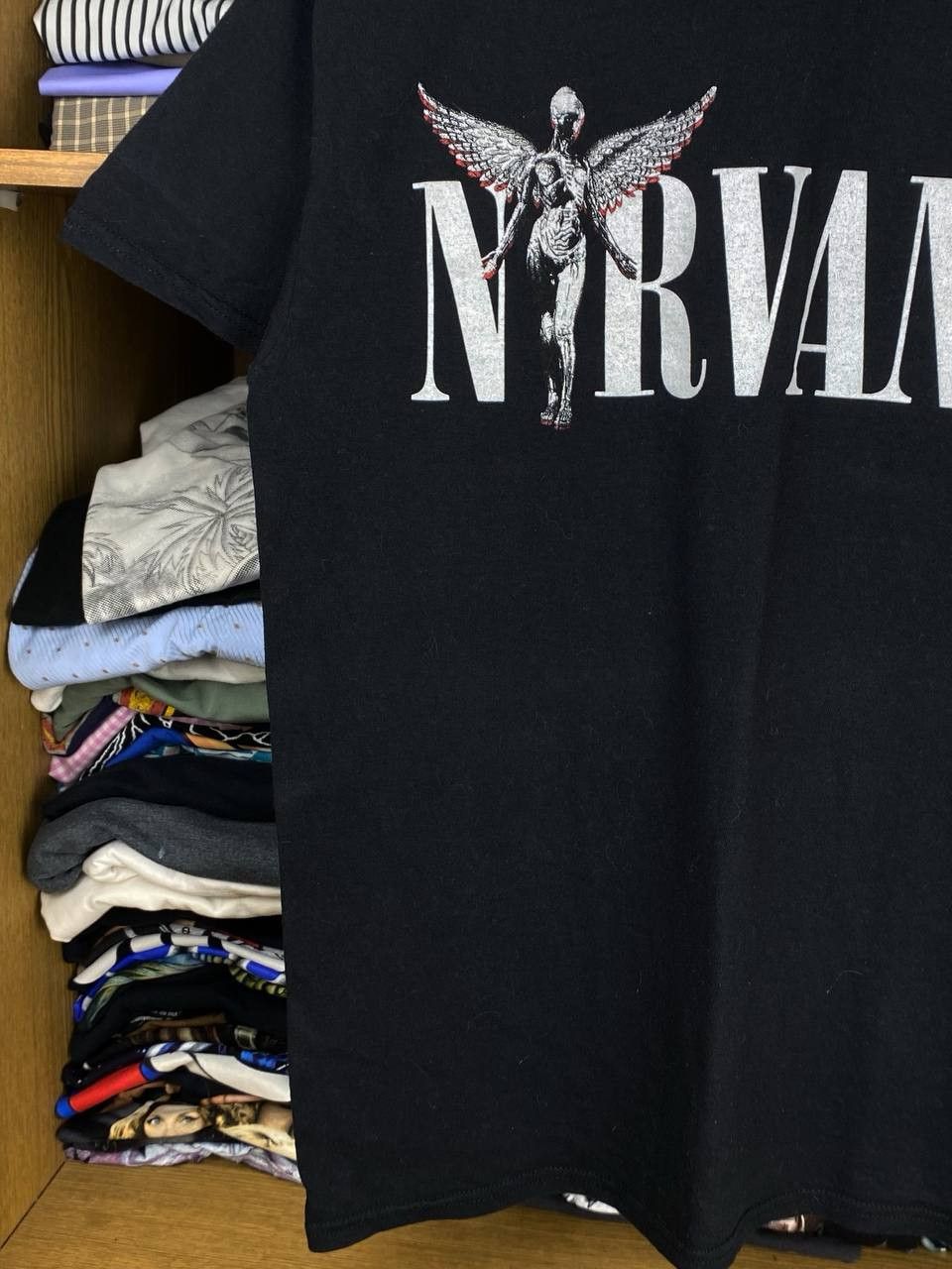 Band Tees × Nirvana × Vintage Vintage Nirvana In Utero Y2K Tee Size US L / EU 52-54 / 3 - 6 Thumbnail