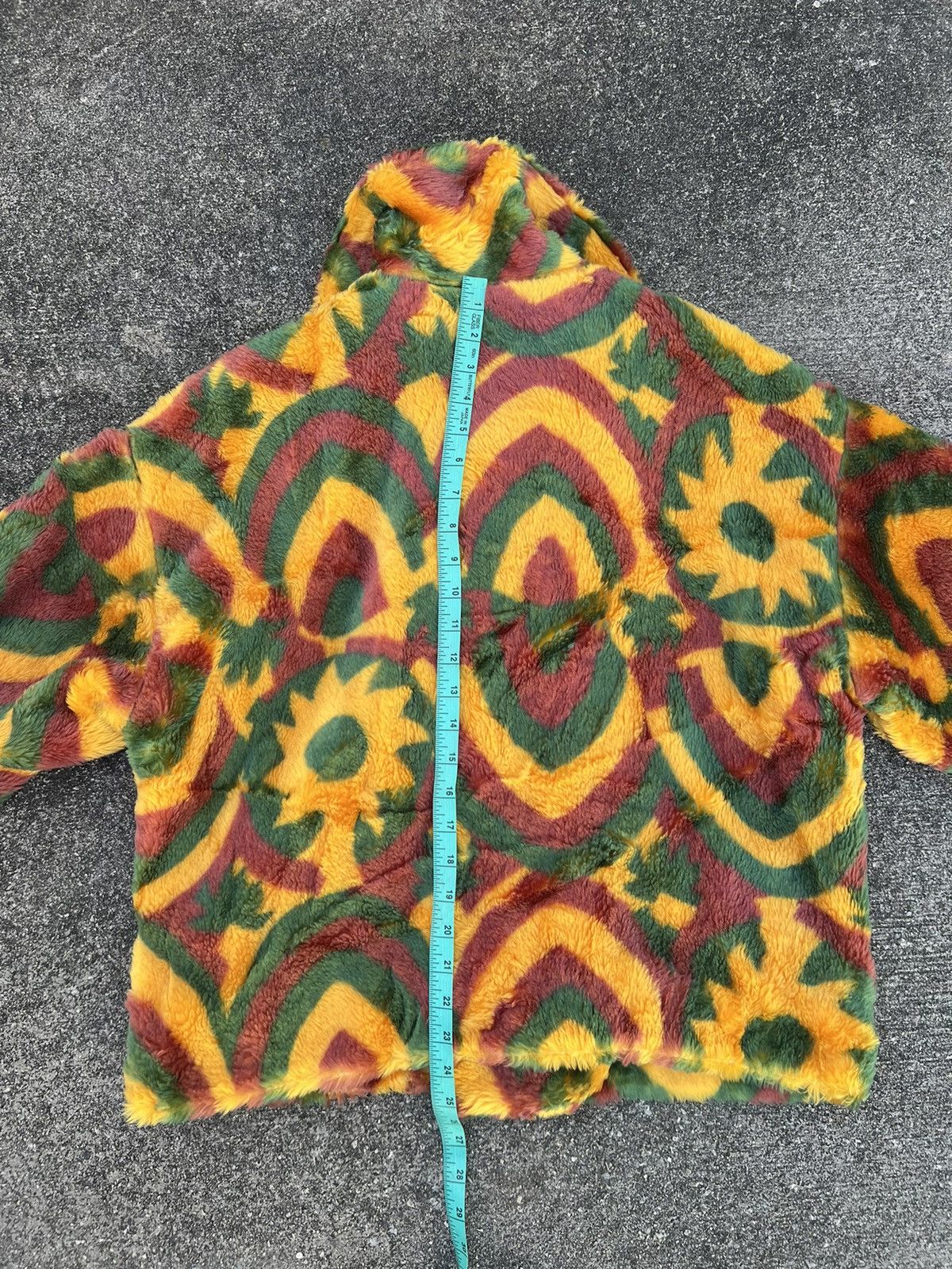Enrico Coveri Vintage Enrico Coveri Sport Psychedelic Fleece Coat Jacket Size US M / EU 48-50 / 2 - 5 Thumbnail