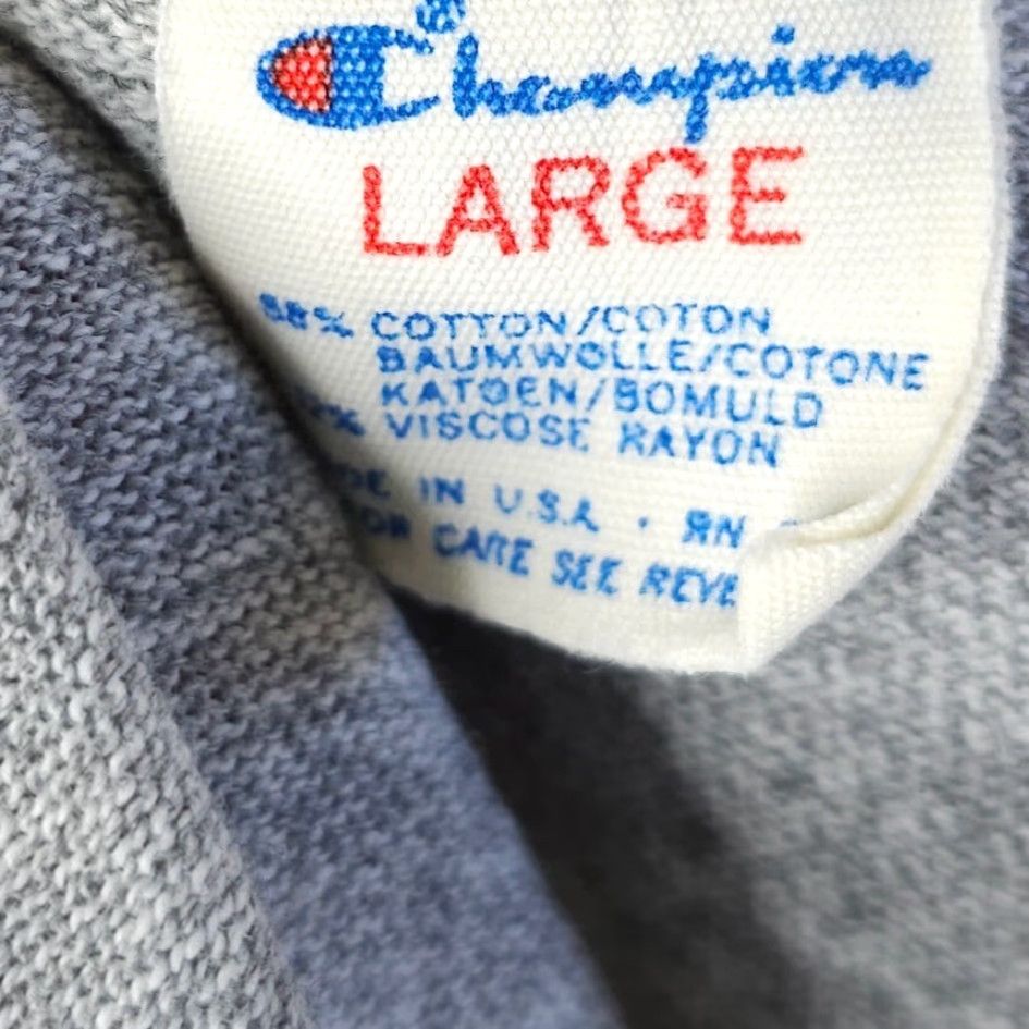 Champion VINTAGE Champion Lane Physical Education T Shirt Mens M Gray 80s USA Size US M / EU 48-50 / 2 - 6 Thumbnail
