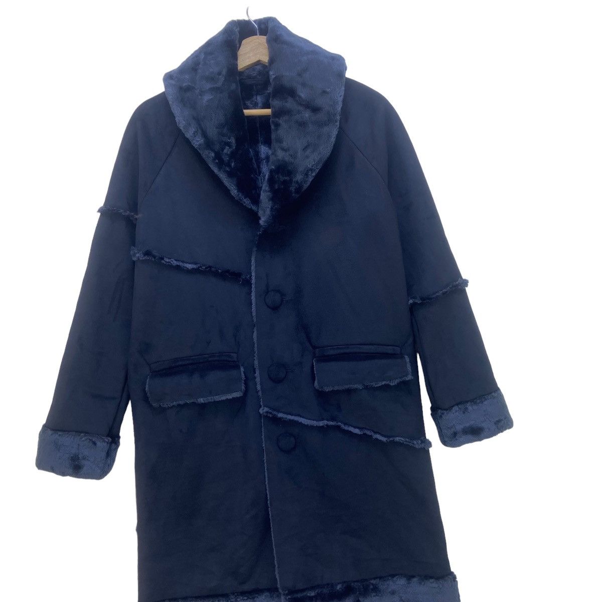 Japanese Brand MYC Contrive Japanese Brand Faux Fur Long Coat Size S / US 4 / IT 40 - 9 Thumbnail