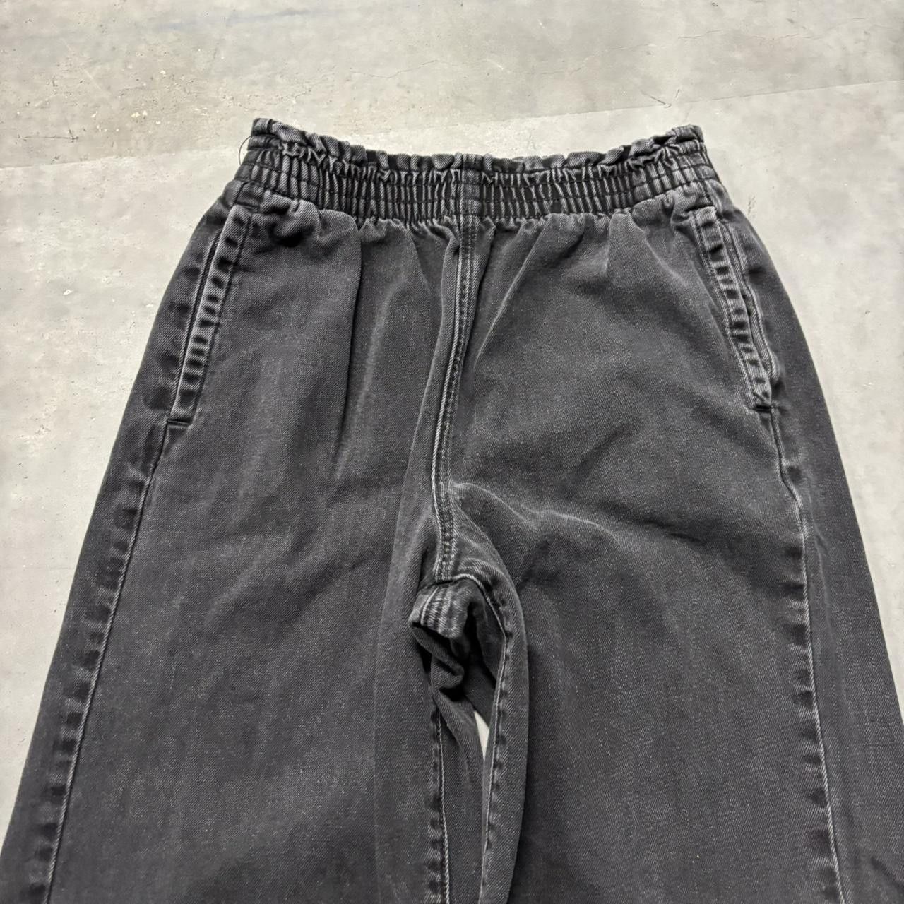 Japanese Brand × Vintage Crazy Vintage Y2K/2000s Faded Black Skater Pants! Size US 29 - 5 Thumbnail