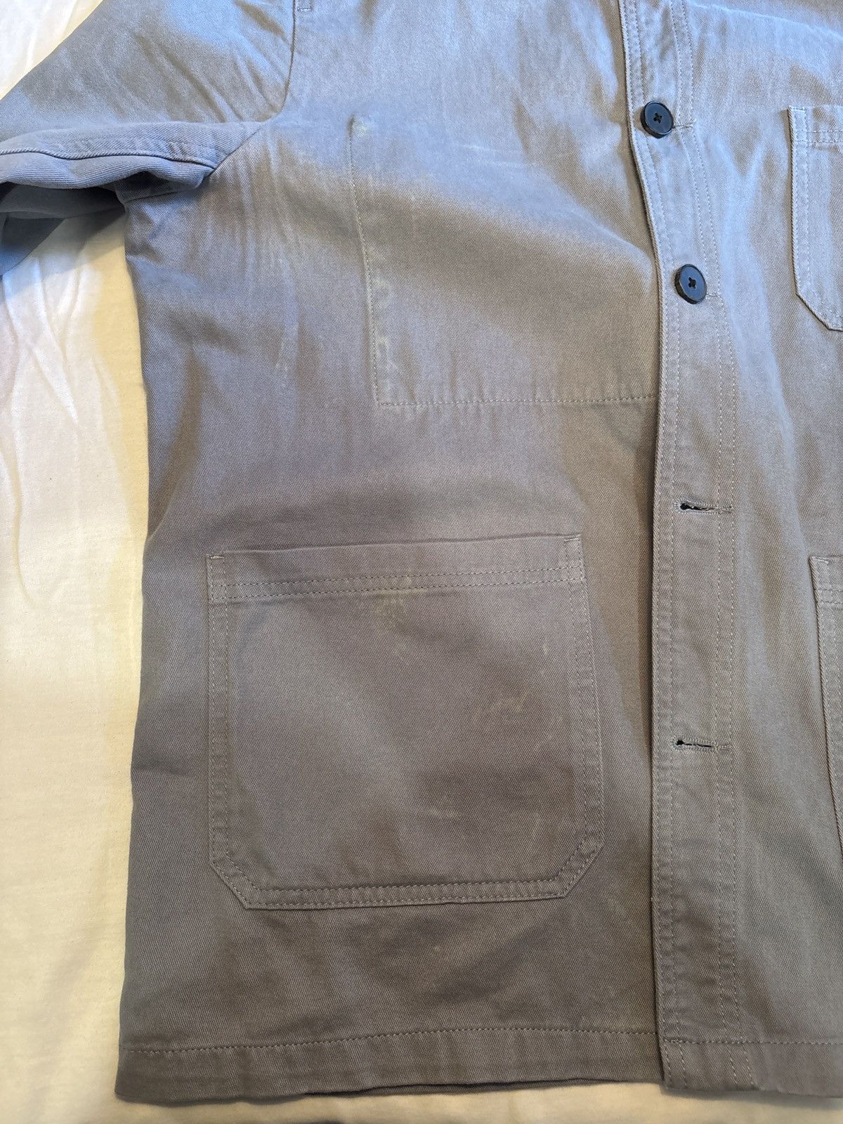 Reiss Chore Coat light blue with inner side pocket Size US L / EU 52-54 / 3 - 6 Thumbnail