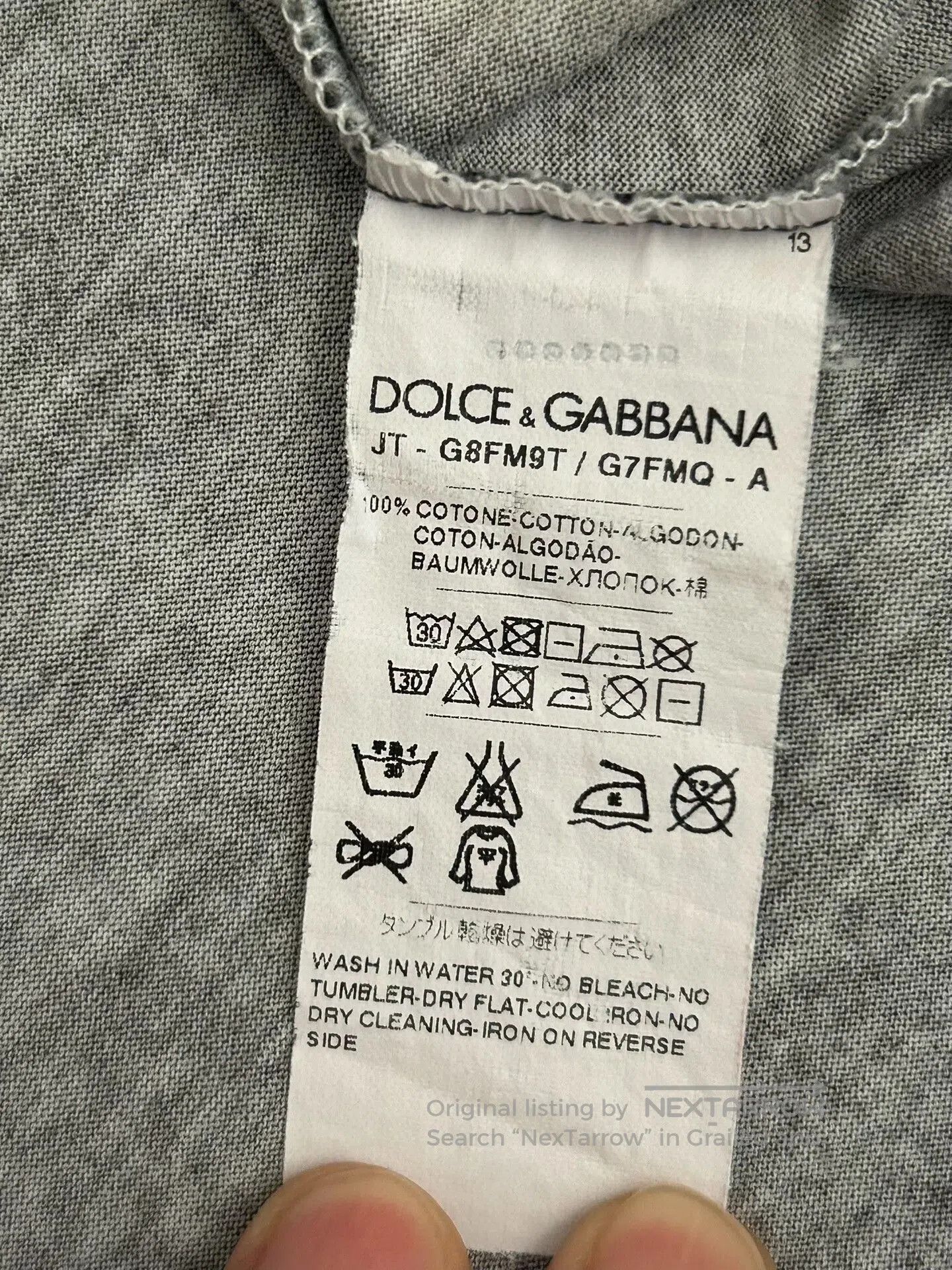 Dolce & Gabbana Dolce Gabbana Long Sleeve T-Shirt. Size US M / EU 48-50 / 2 - 9 Thumbnail