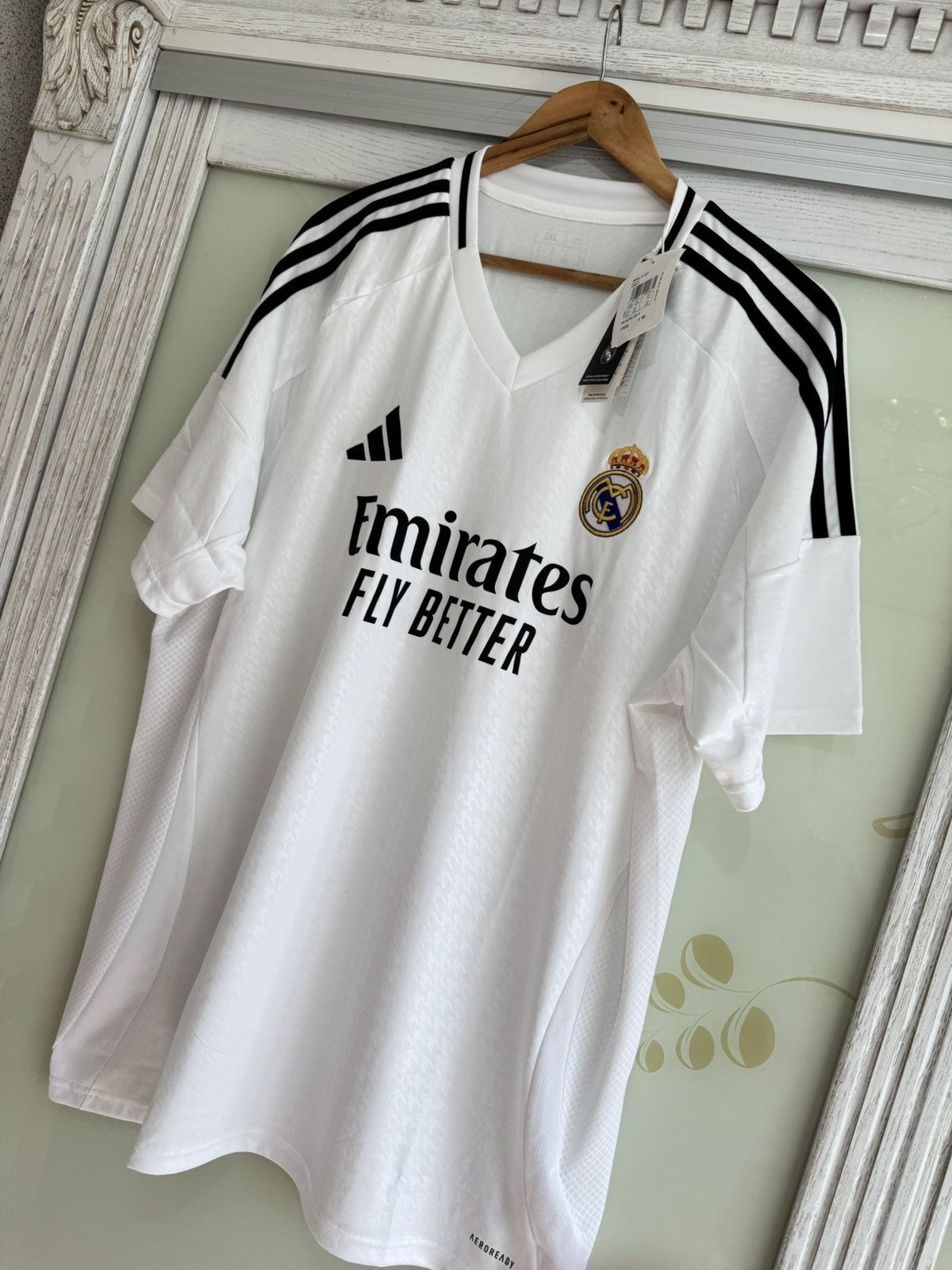 Adidas BNWT Real Madrid 2024-2025 Home Soccer Jersey Football Shirt Size US XXL / EU 58 / 5 - 4 Thumbnail