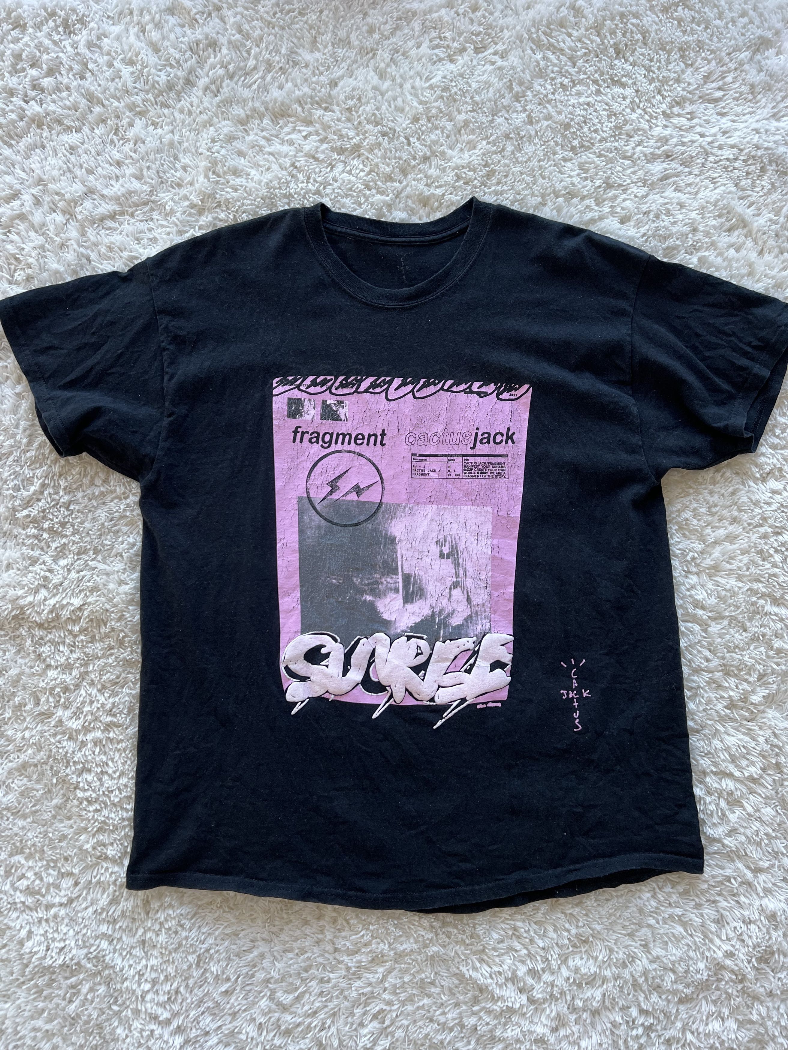 Fragment Design × Travis Scott Travis Scott x Fragment T-shirt Size US L / EU 52-54 / 3 - 1 Thumbnail