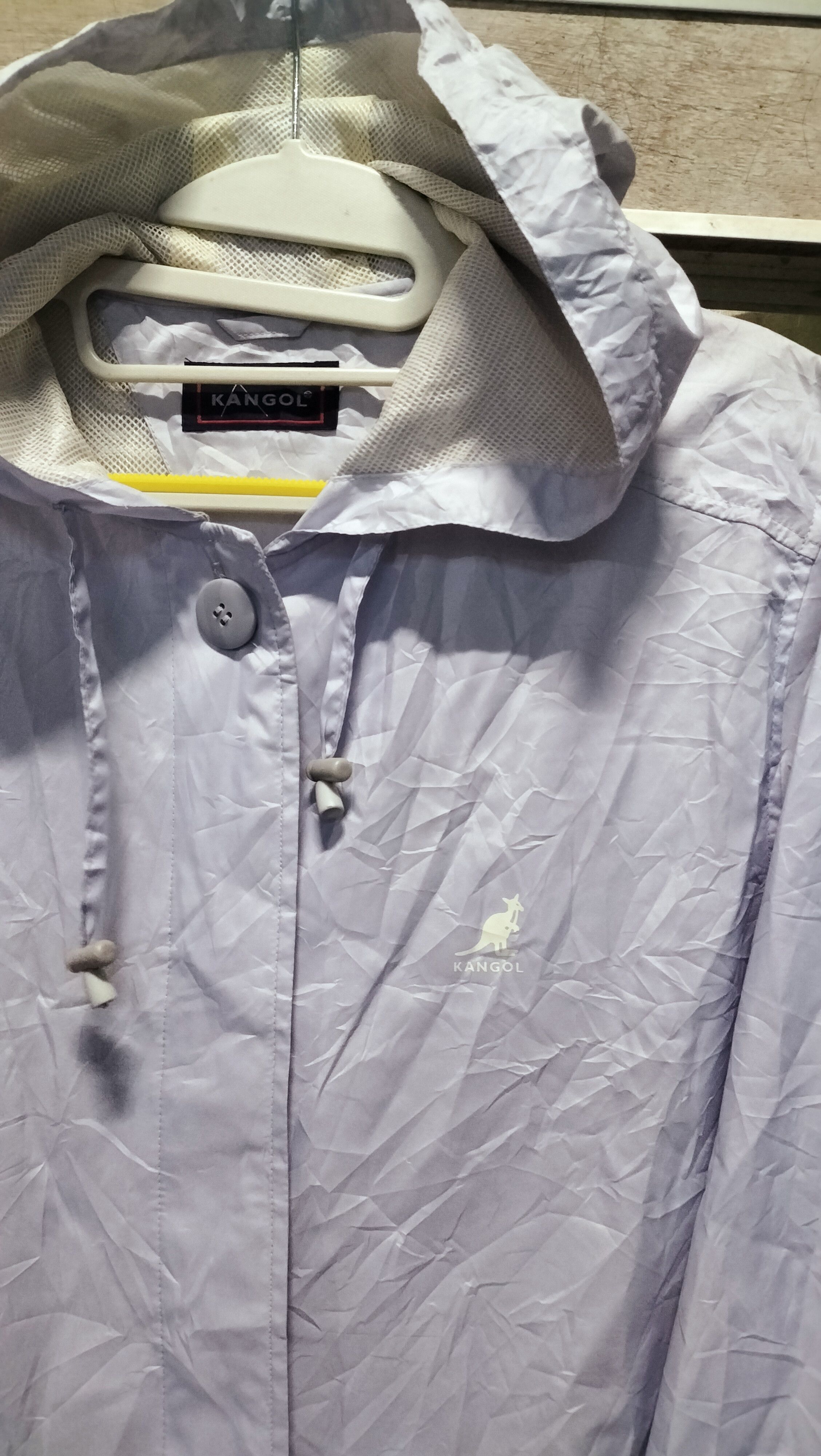 Kangol Vintage Kangol Rain Jacket Windbreaker hoodie Size US L / EU 52-54 / 3 - 8 Thumbnail