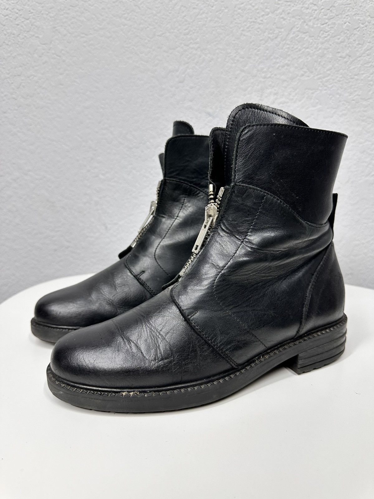 KMRii Vintage Leather Metal Boots Balenciaga Style AS 98 japan Size US 8 / EU 41 - 5 Thumbnail