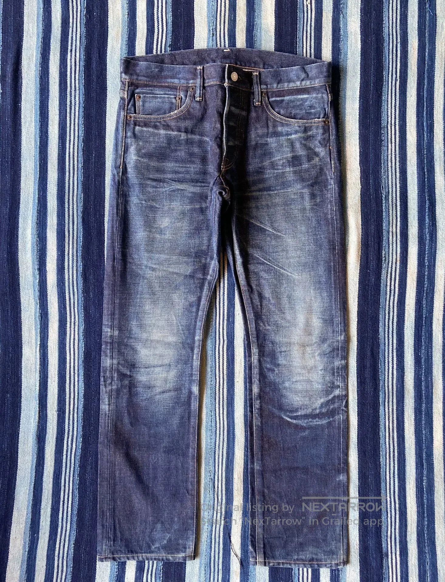 Japanese Brand vintage washed denim trousers by brand & co. Size US 31 - 1 Thumbnail