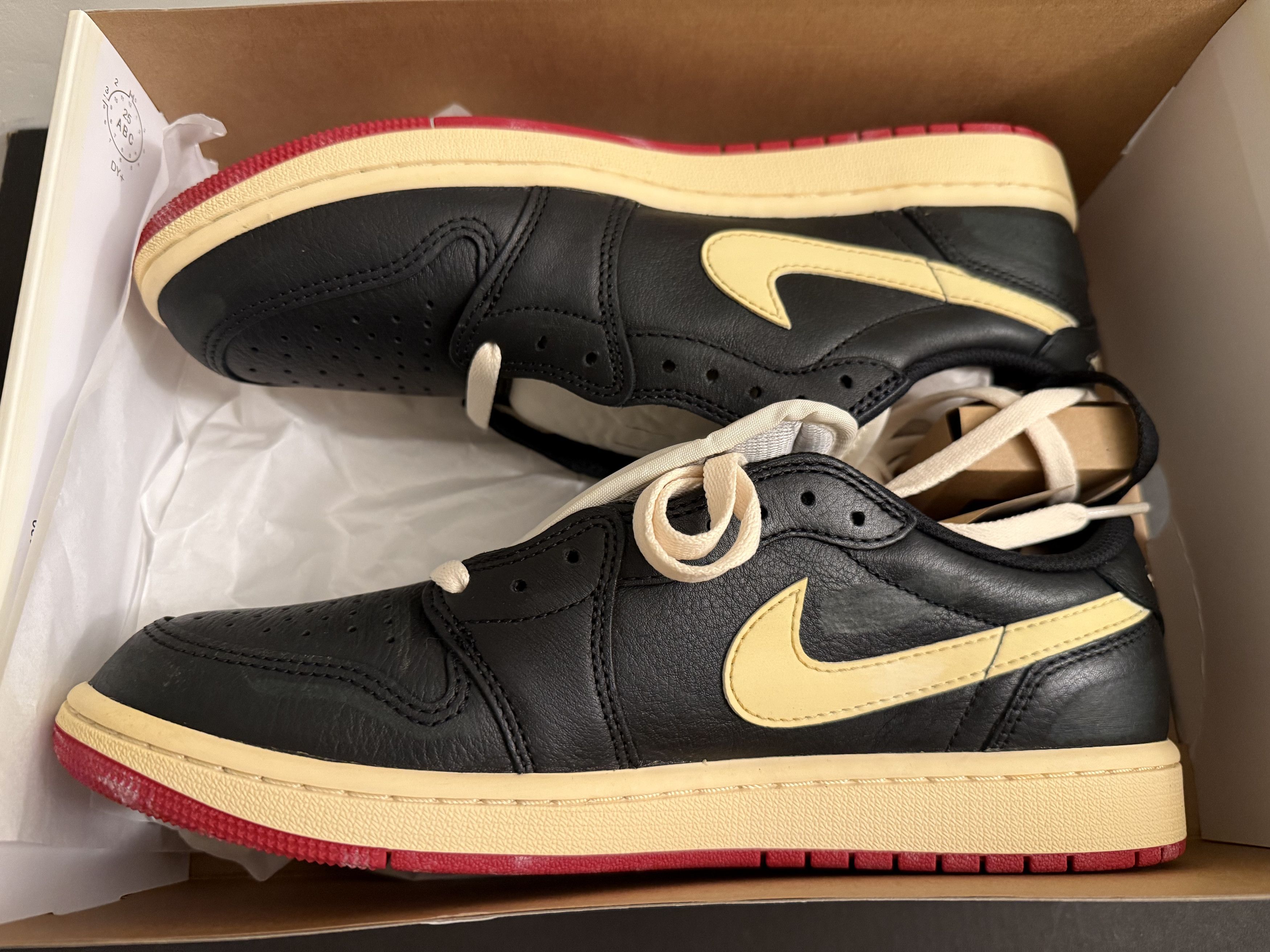 Nike Nigel Sylvester x Air Jordan 1 OG Low Better With Time Size US 10 / EU 43 - 2 Thumbnail