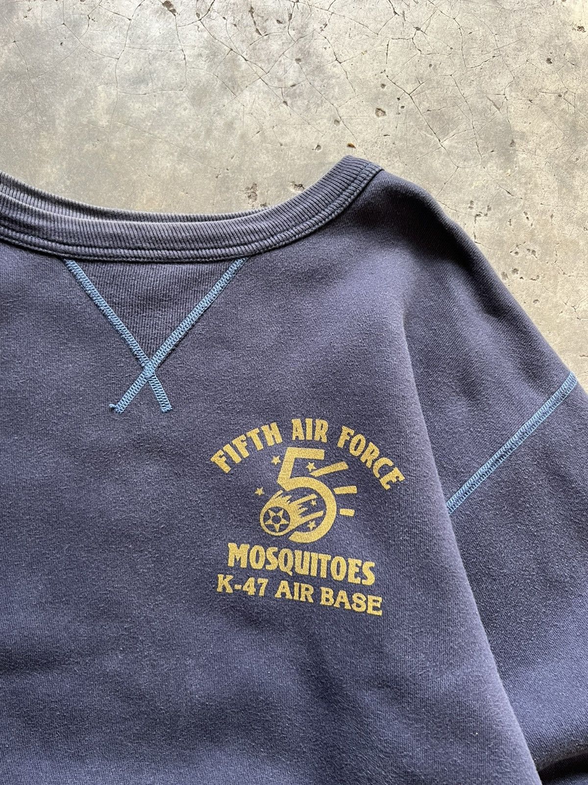 Buzz Rickson's BUZZ RICKSON'S "Mosquitoes" K-47 Air Base Loopwheel Sweater Size US M / EU 48-50 / 2 - 13 Thumbnail