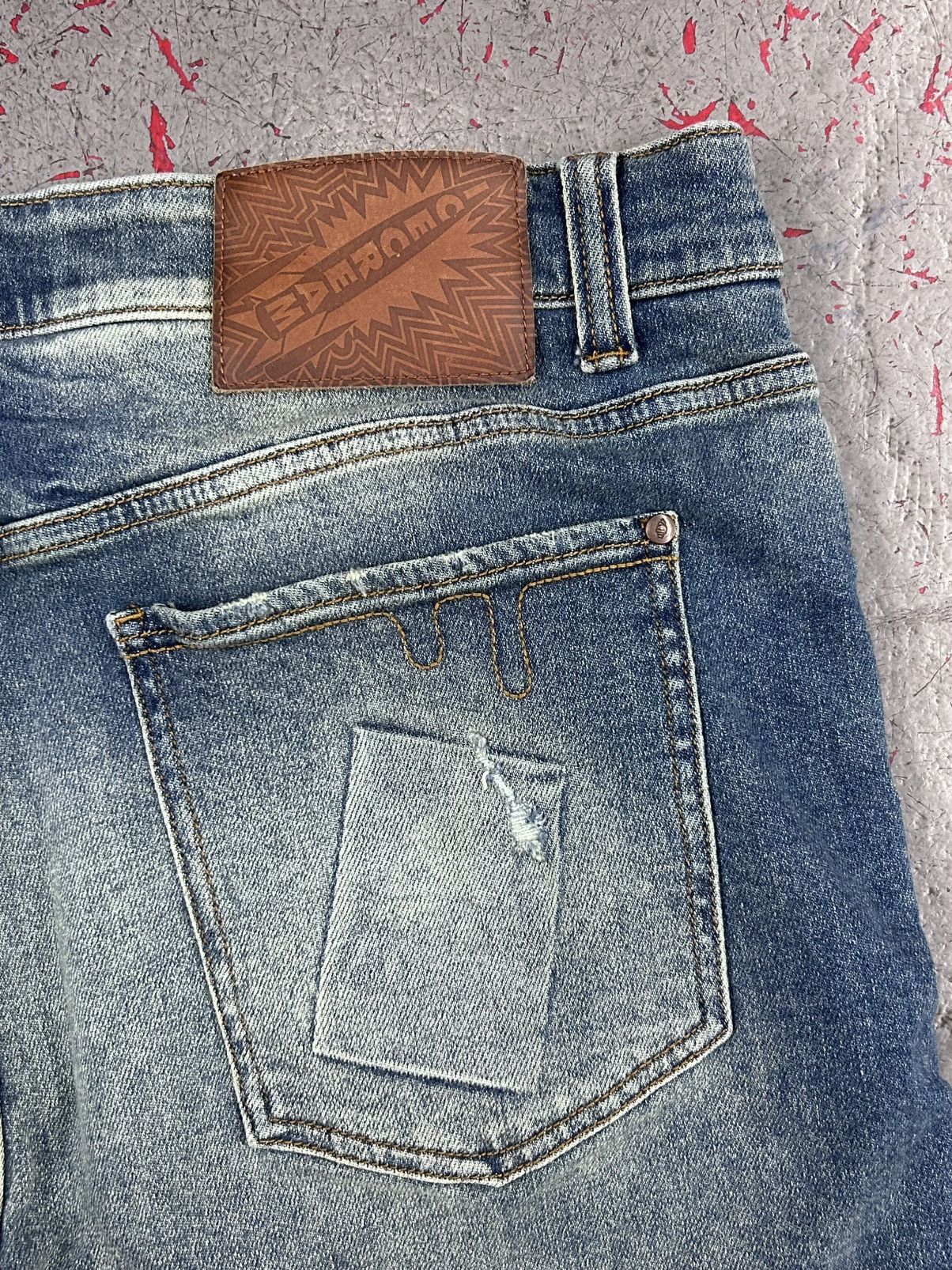 Icecream Icecream Stitched Skinny Custard Jeans Size 42 Size US 42 / EU 58 - 5 Thumbnail