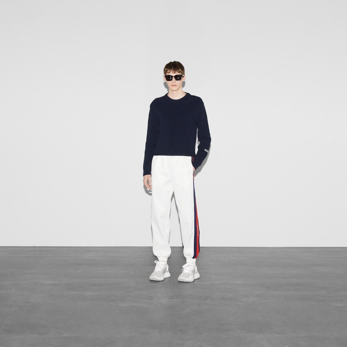 Gucci o1s1wg110925 Neoprene Jogging Pant with Web in Multicolor Size US 32 / EU 48 - 2 Thumbnail