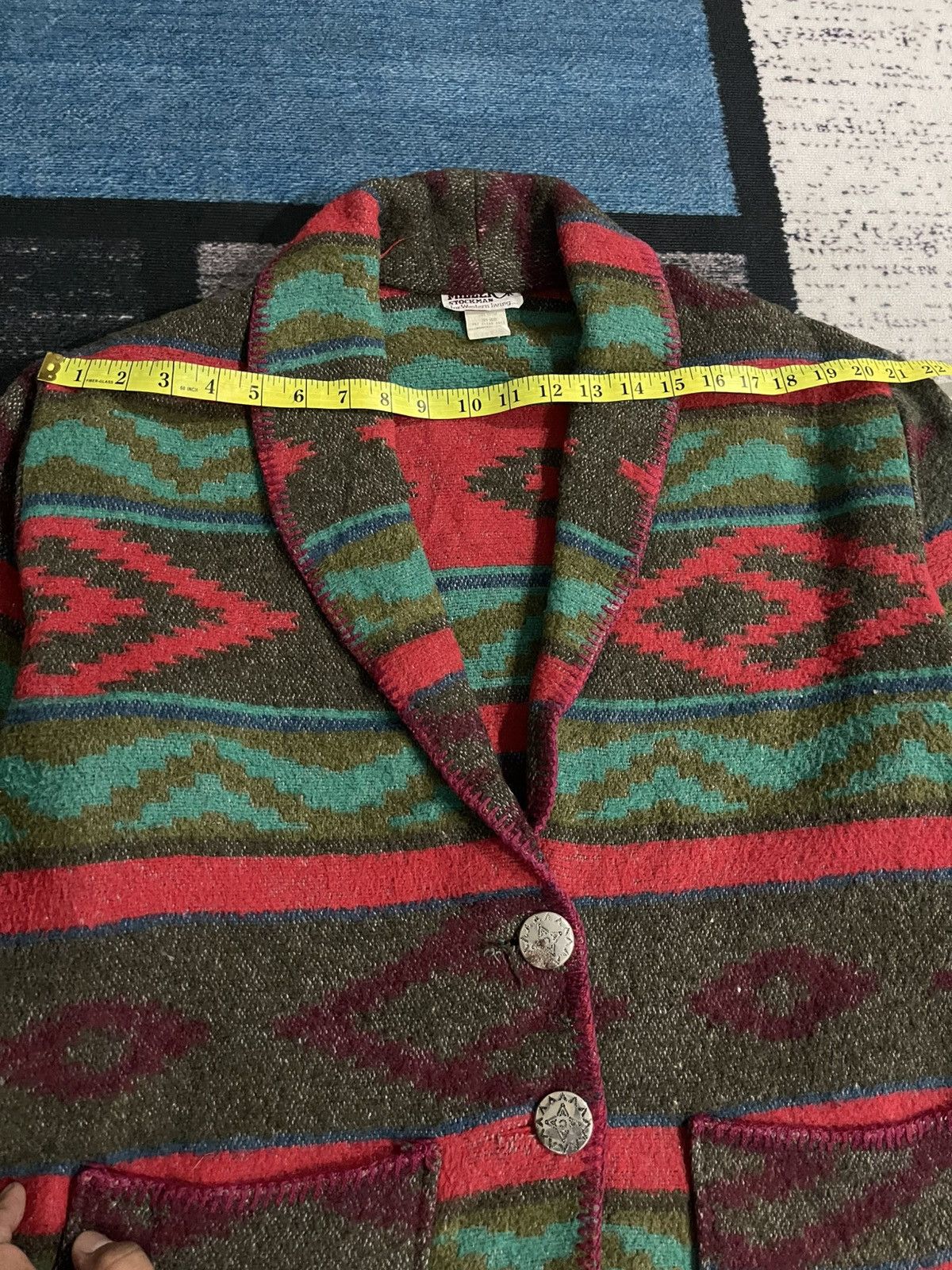 Vintage Vintage Miller Stockman Navajo Design Wool Jacket Size US L / EU 52-54 / 3 - 15 Thumbnail