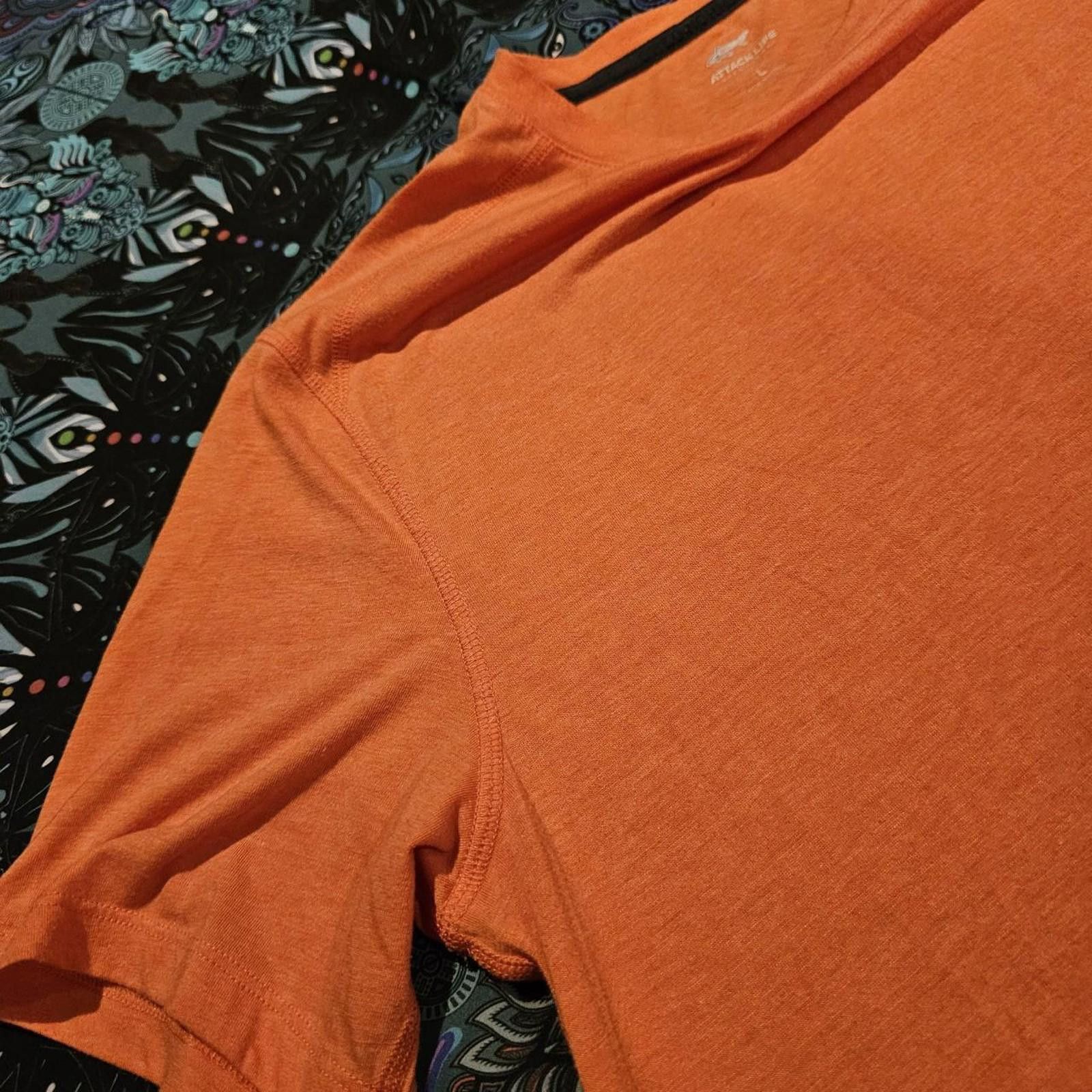 Designer Greg Norman Collection Men's Orange T-shirt Size US L / EU 52-54 / 3 - 4 Thumbnail