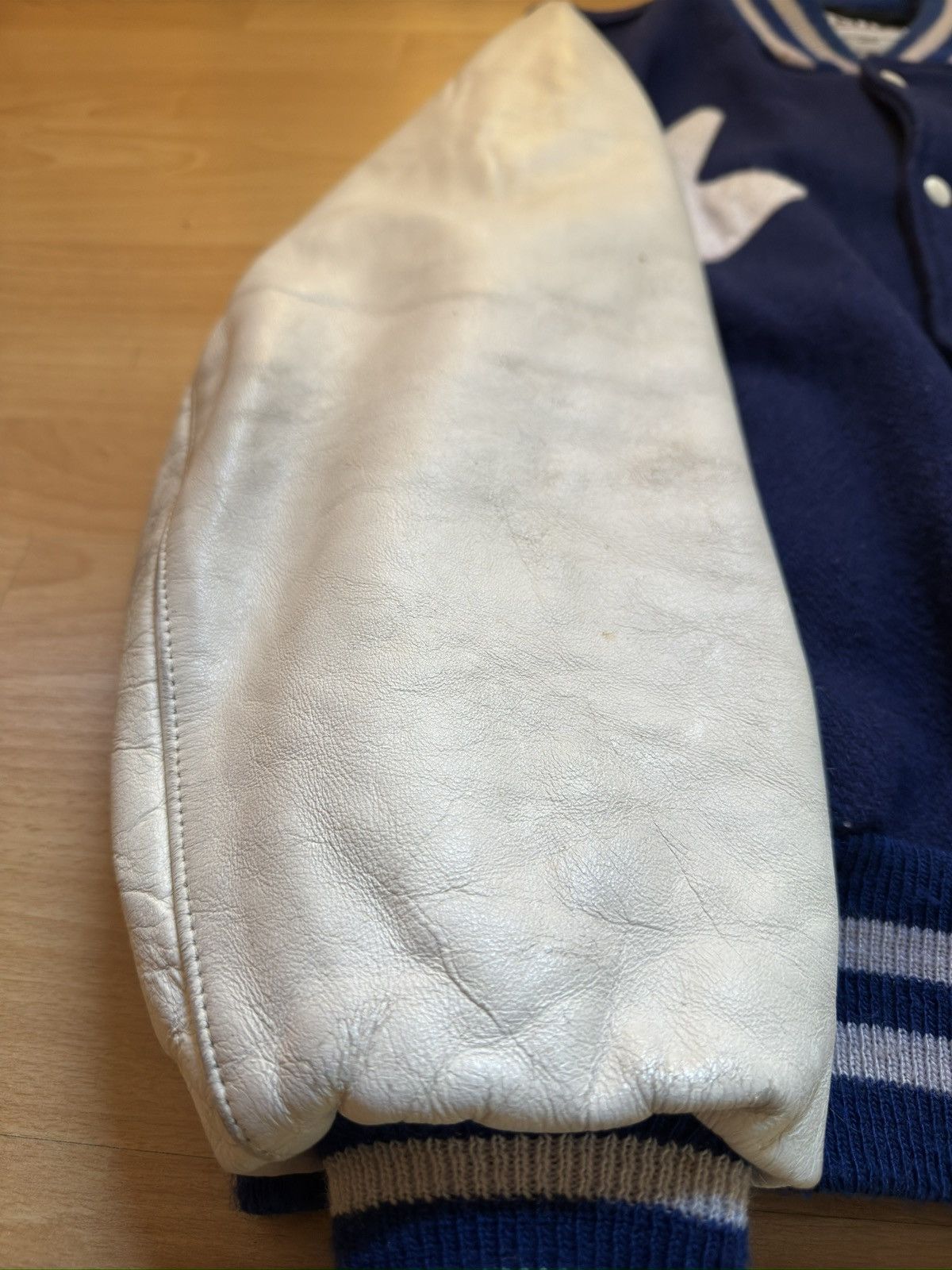 Vintage Vintage Varsity Letterman Jacket Blue/White Size US M / EU 48-50 / 2 - 4 Thumbnail