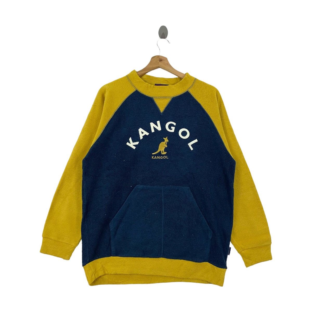 Vintage KANGOL United Kingdom Big Logo Fleece Sweatshirt
