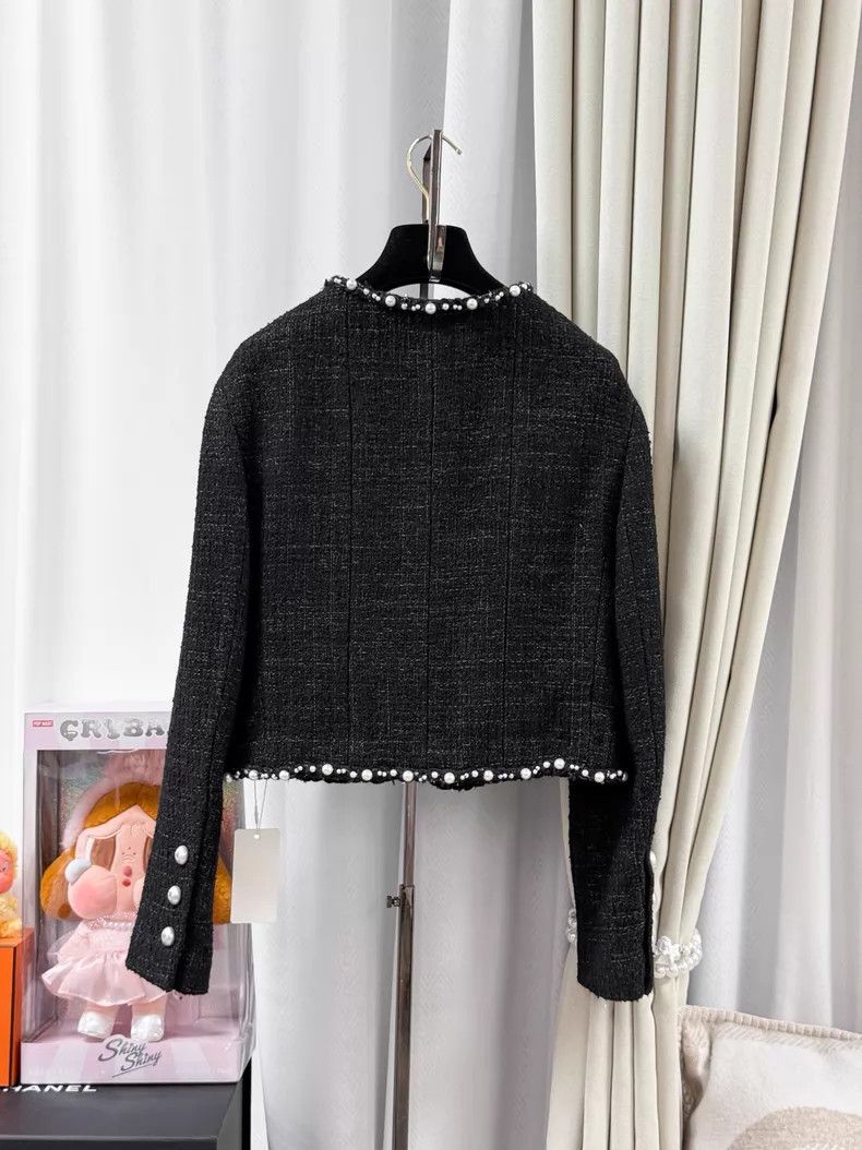 Chanel Chanel Pearl rolled edge short braided jacket Size S / US 4 / IT 40 - 3 Thumbnail
