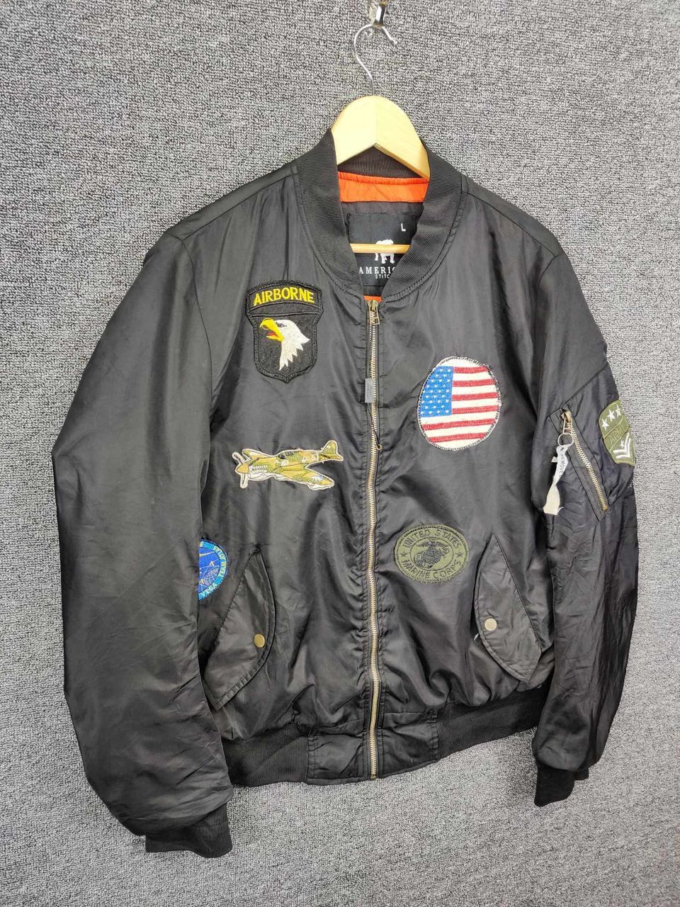 Vintage American Stitch MA-1 Flight Bomber Jacket