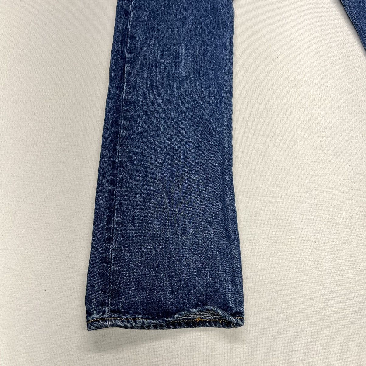 Levi's Levis Jeans Blue 501 Straight Original Denim Button Fly Size US 33 - 3 Thumbnail
