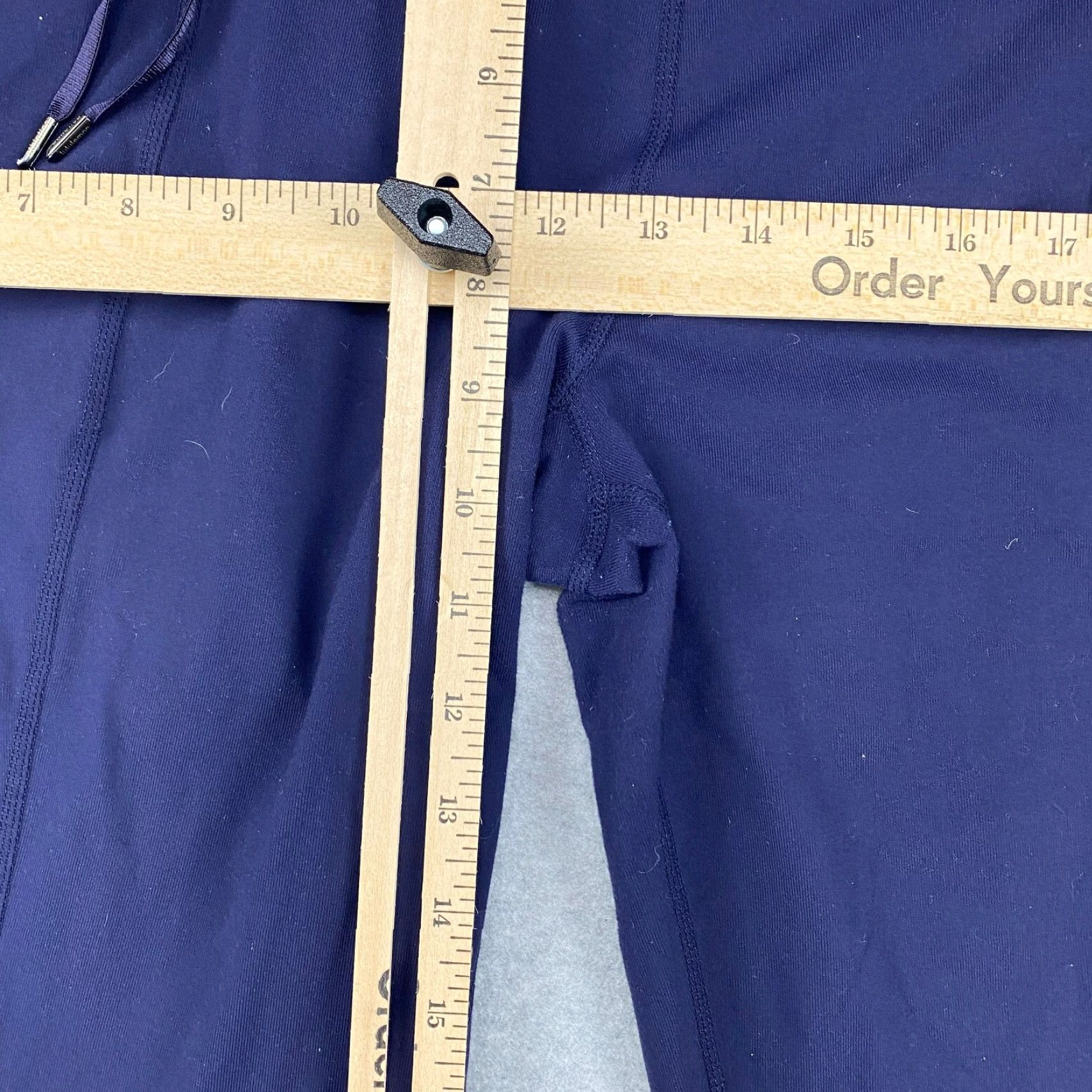 Lululemon Lululemon Womens Pants 10 Blue Ankle Drawstring Waist Tie Cinch High Dance Yoga Size 32" / US 10 / IT 46 - 6 Thumbnail