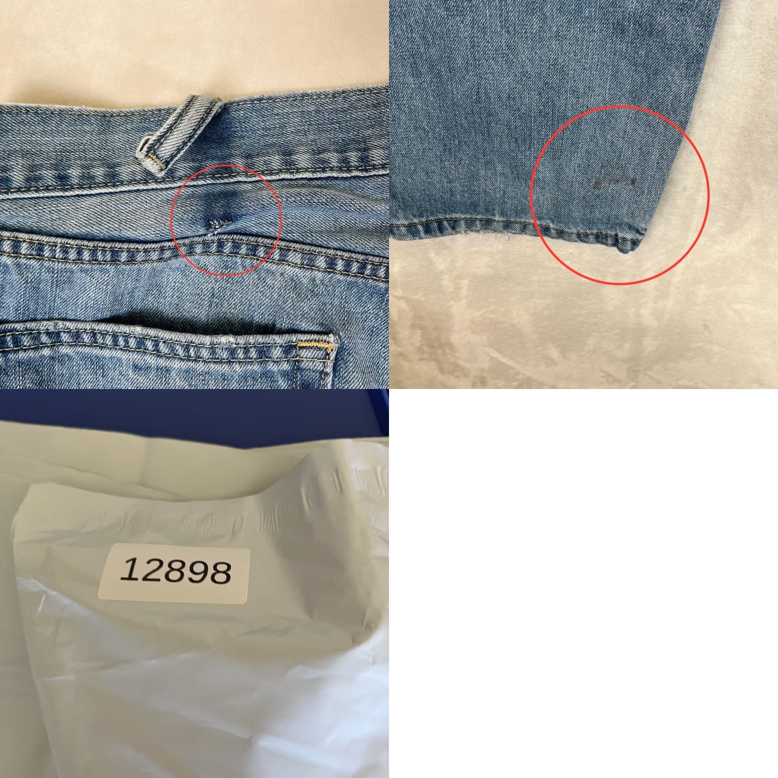 Levi's VINTAGE Levi’s 505 Jeans 40x30 Medium Wash Blue Denim 90s USA Mens Straight 5-Pocket 30in Inseam Mens Regular Zip Size US 40 / EU 56 - 8 Thumbnail