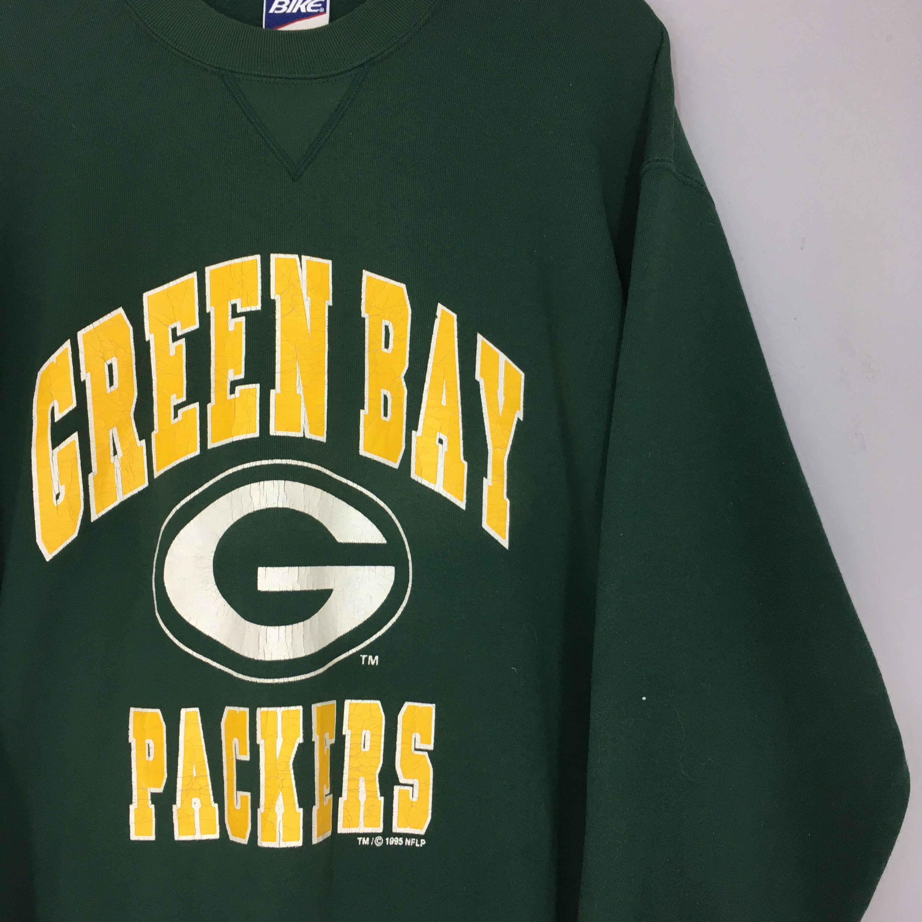 NFL × Vintage Vintage 90s Green Bay Packers NFL Sweatshirt Large Size US L / EU 52-54 / 3 - 2 Thumbnail
