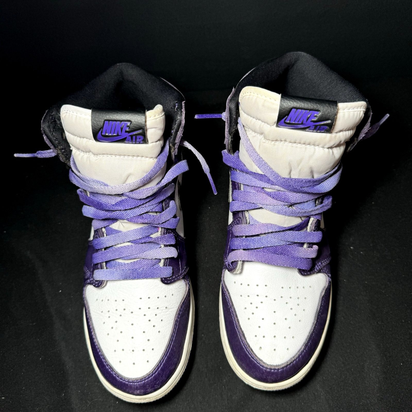 Jordan Brand × Nike Size 6.5 - Air Jordan 1 Retro High OG GS Court Purple 2.0 Size US 6.5 / EU 39-40 - 4 Thumbnail