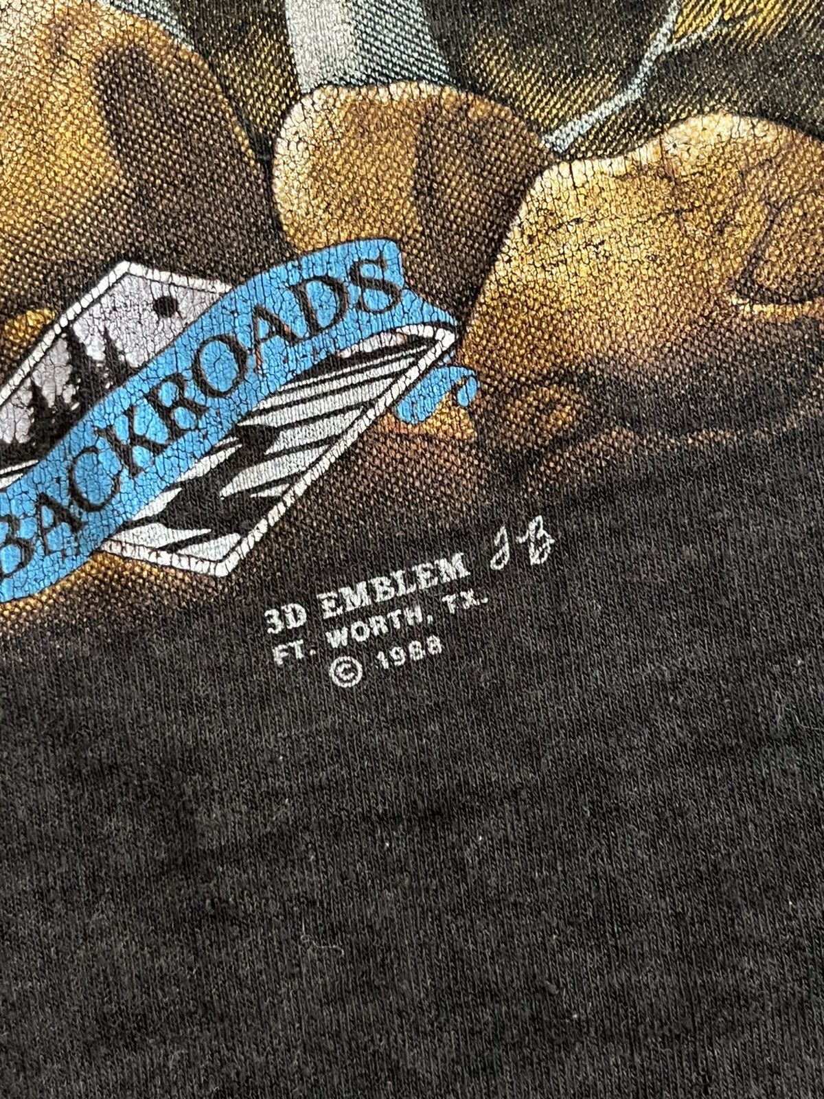 Harley Davidson 1988 3D Emblem Eagle Backroads Sleeveless Tee Size US S / EU 44-46 / 1 - 4 Thumbnail