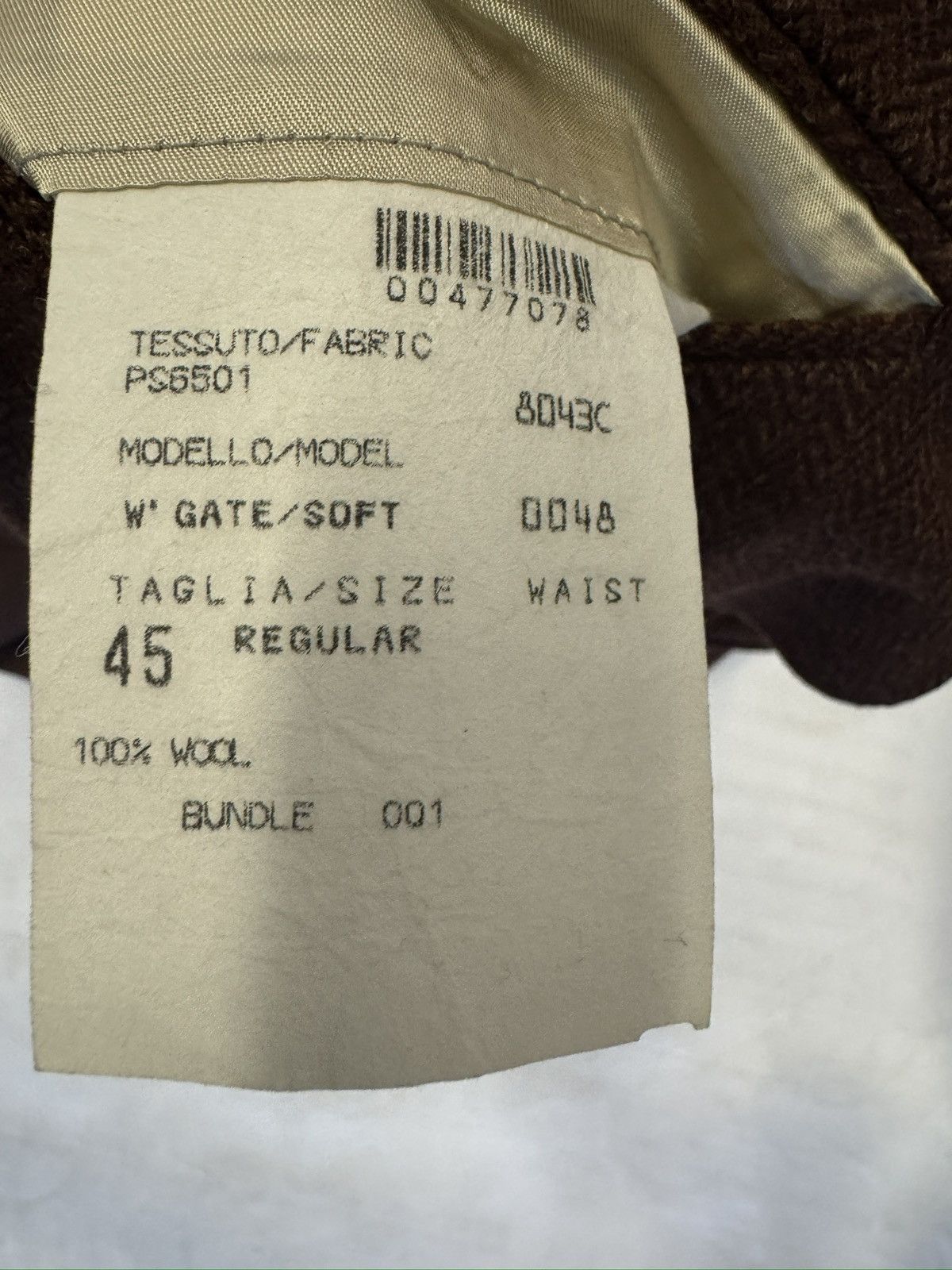Paul Stuart Paul Stuart Herringbone Soft Wool Unconstructed Suit Jacket Size 46R - 11 Thumbnail