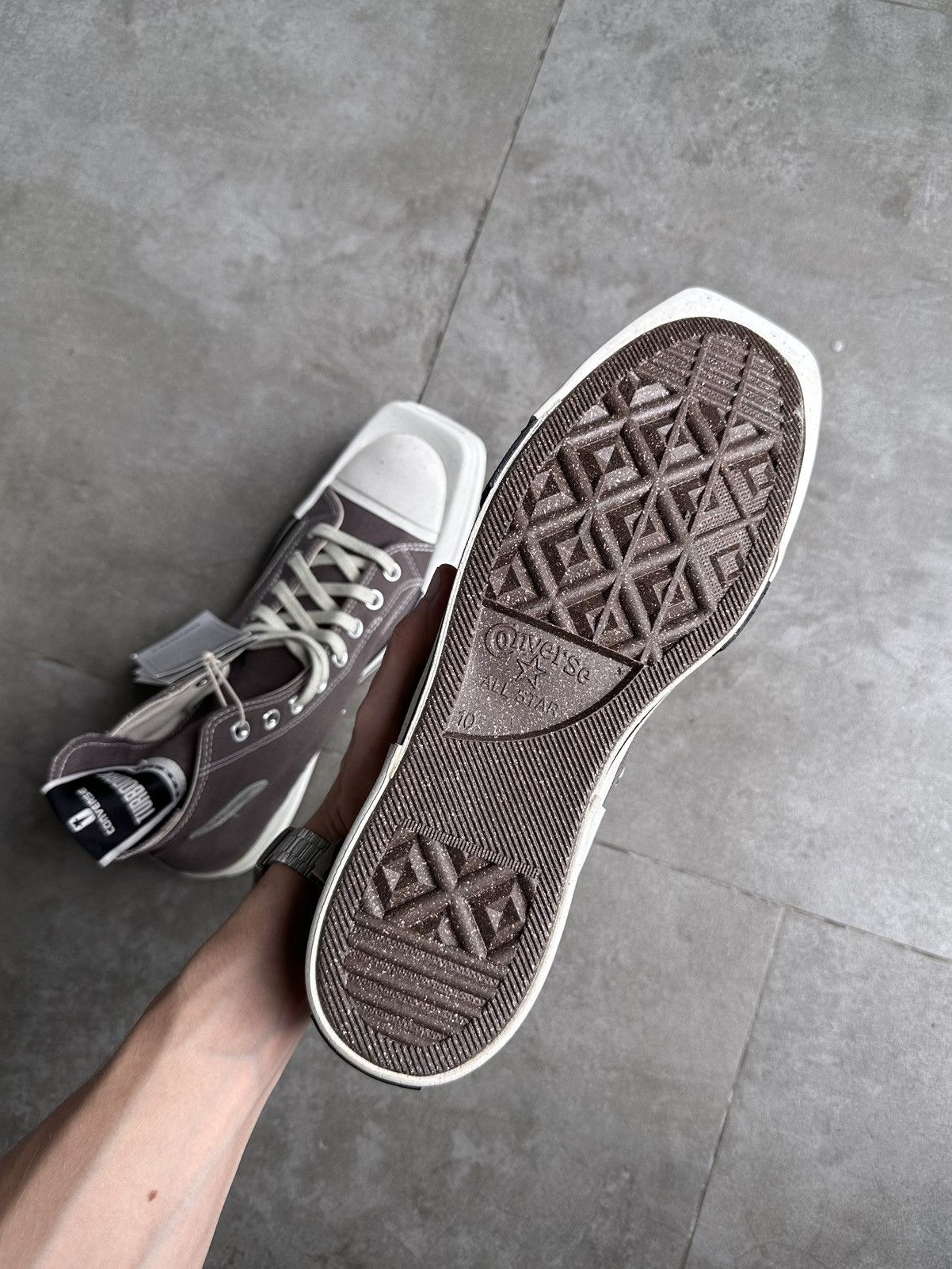 Rick Owens Rick Owens DRKSTAR HI Converse Size US 10 / EU 43 - 5 Thumbnail