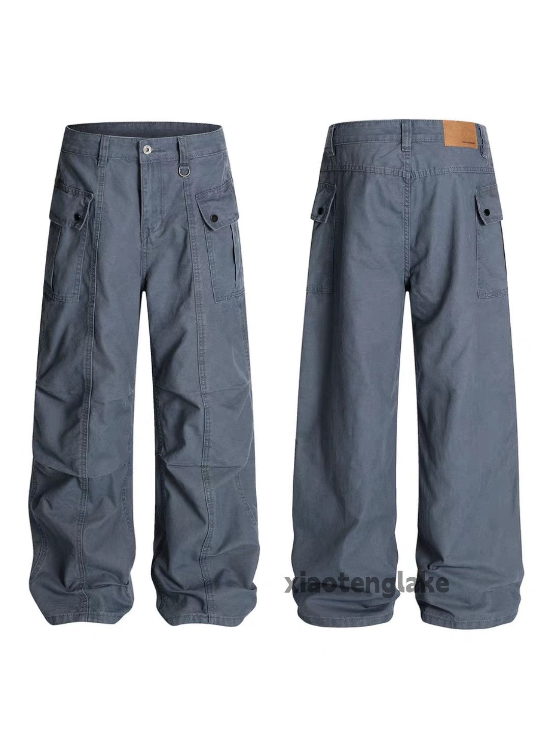 Vintage xtl retro loose baggy skate hiphop yuppie flared pants Size US 34 / EU 50 - 5 Thumbnail