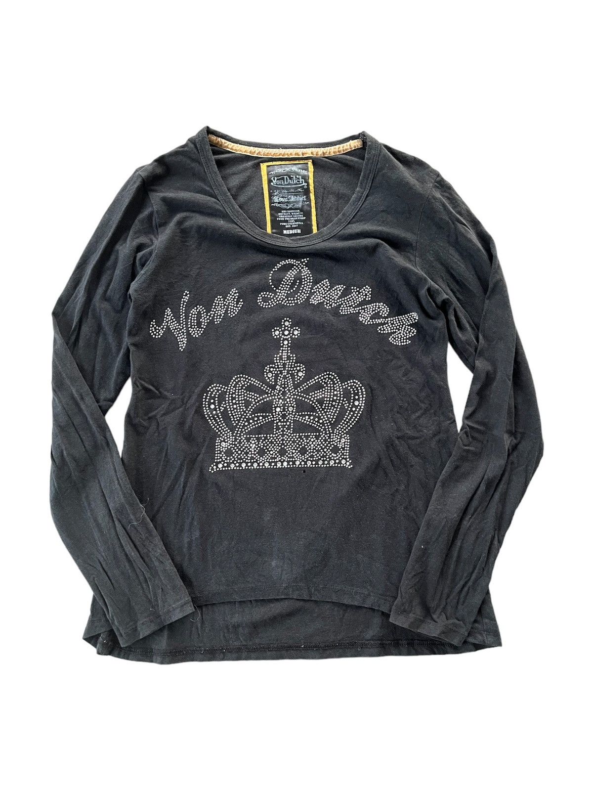 Von Dutch Vintage y2k Von Dutch Beads Japanese Mesh Long Sleeve Punk Size US M / EU 48-50 / 2 - 1 Thumbnail