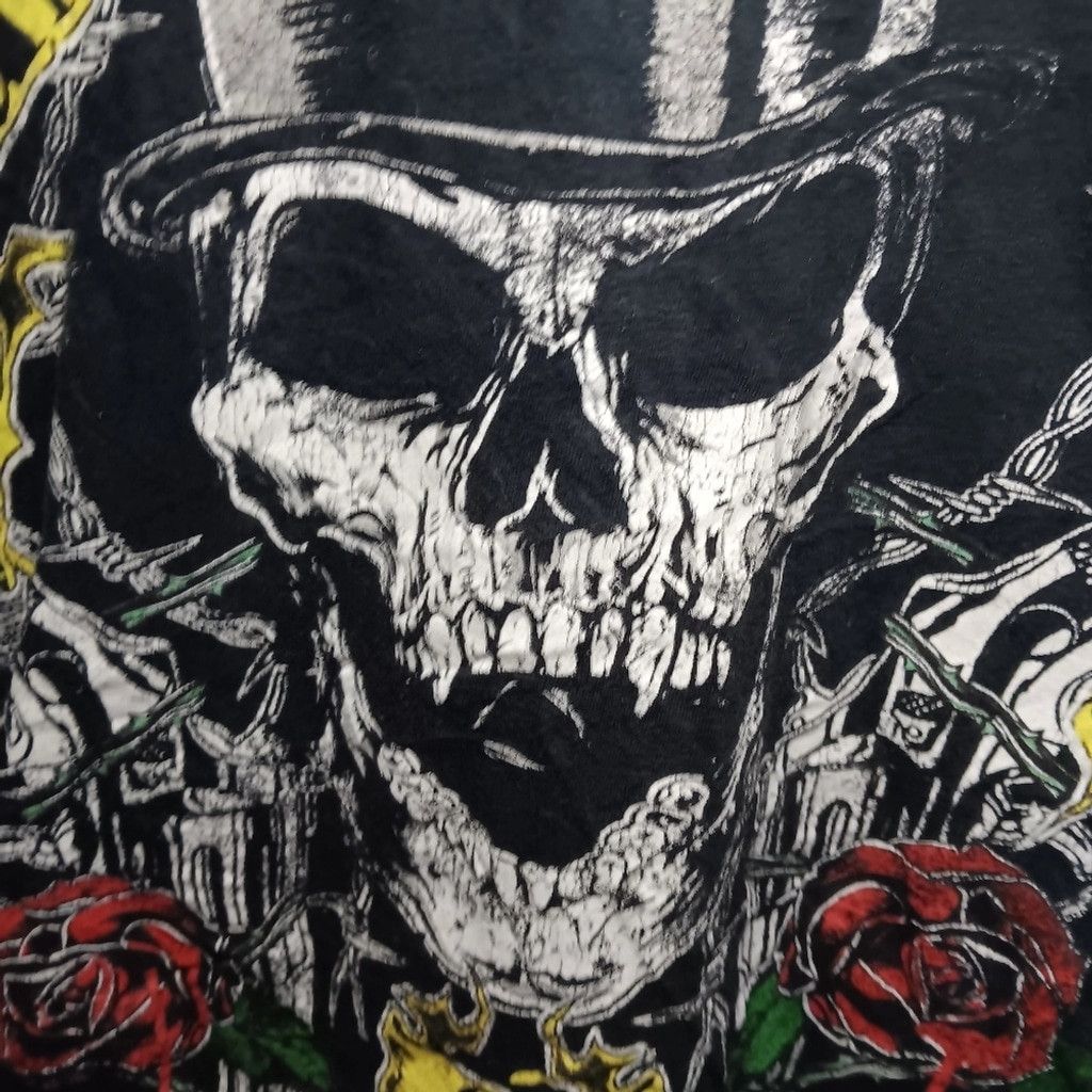 Guns N' Roses Guns'n Rose's rock band t shirt, black/ gold, small, EUC Size US S / EU 44-46 / 1 - 7 Thumbnail