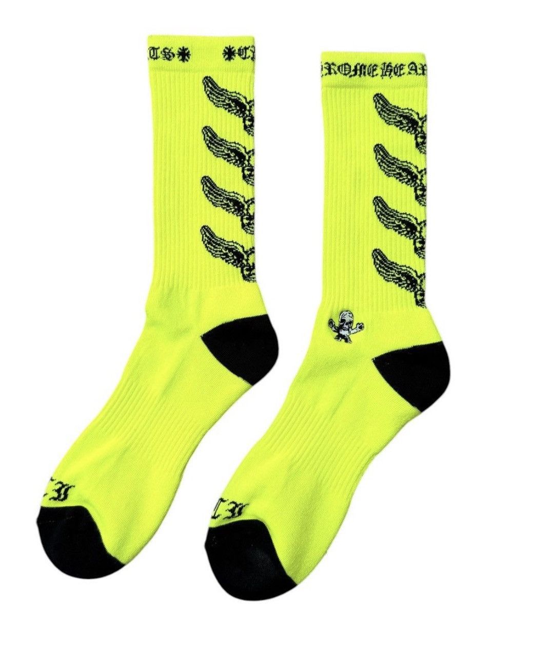 Chrome Hearts Chrome Heart Yellow Foti Sock Size ONE SIZE - 6 Thumbnail