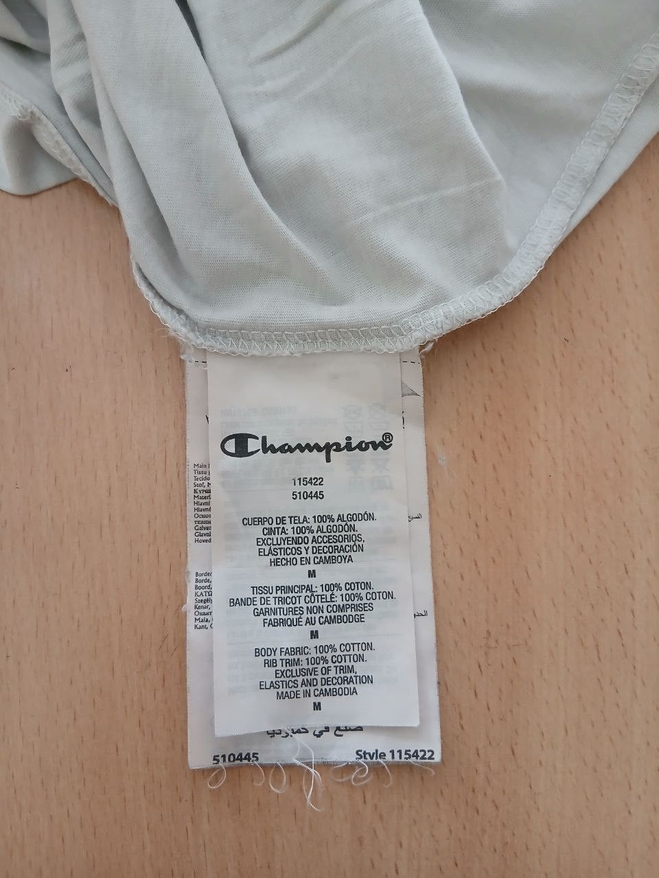 Champion Champion Script Logo T-Shirt – White Size M / US 6-8 / IT 42-44 - 3 Thumbnail