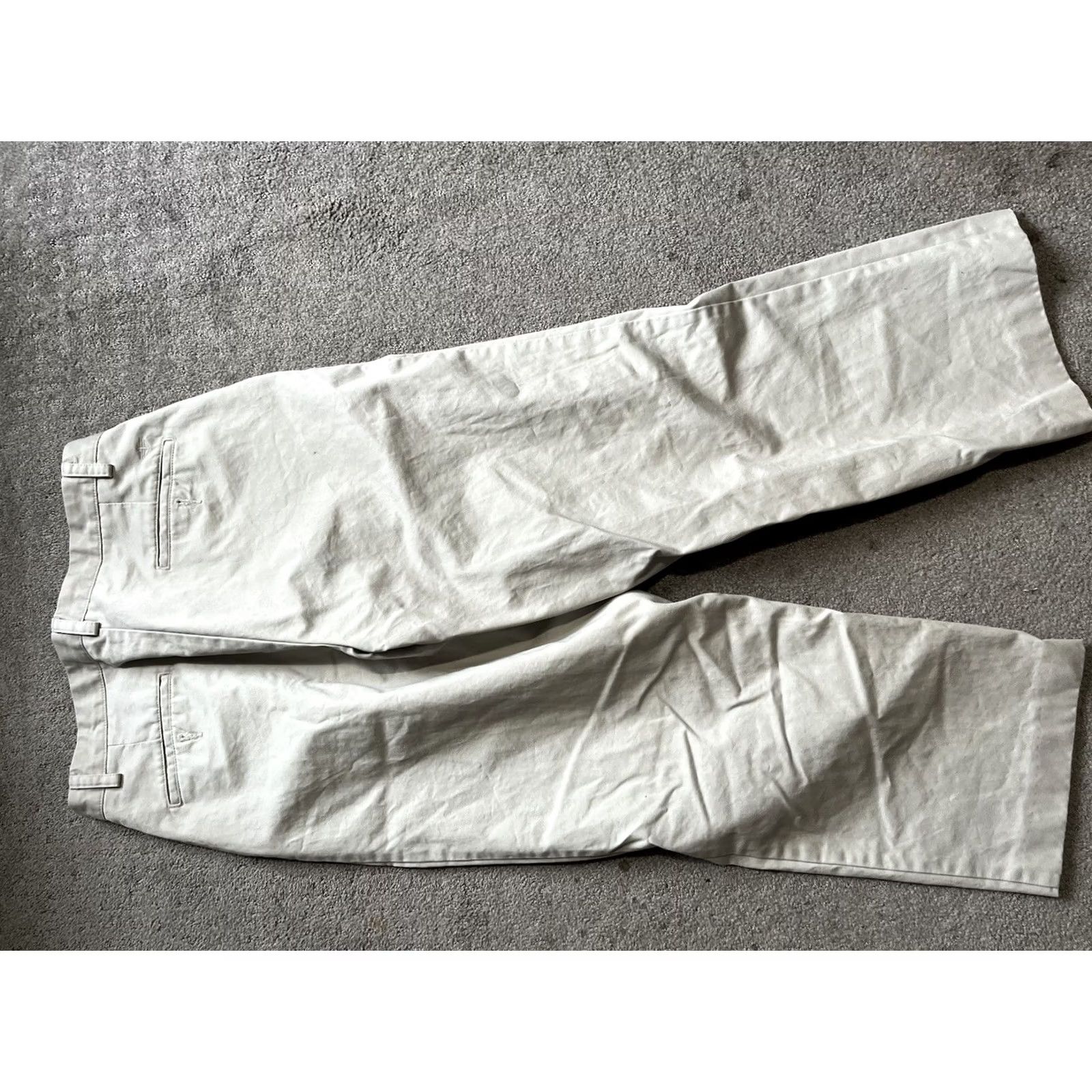 Dockers DOCKERS Mens Pants Classic Fit D3 Flat Front Beige Size 34x30 Pocket Size US 34 / EU 50 - 3 Thumbnail