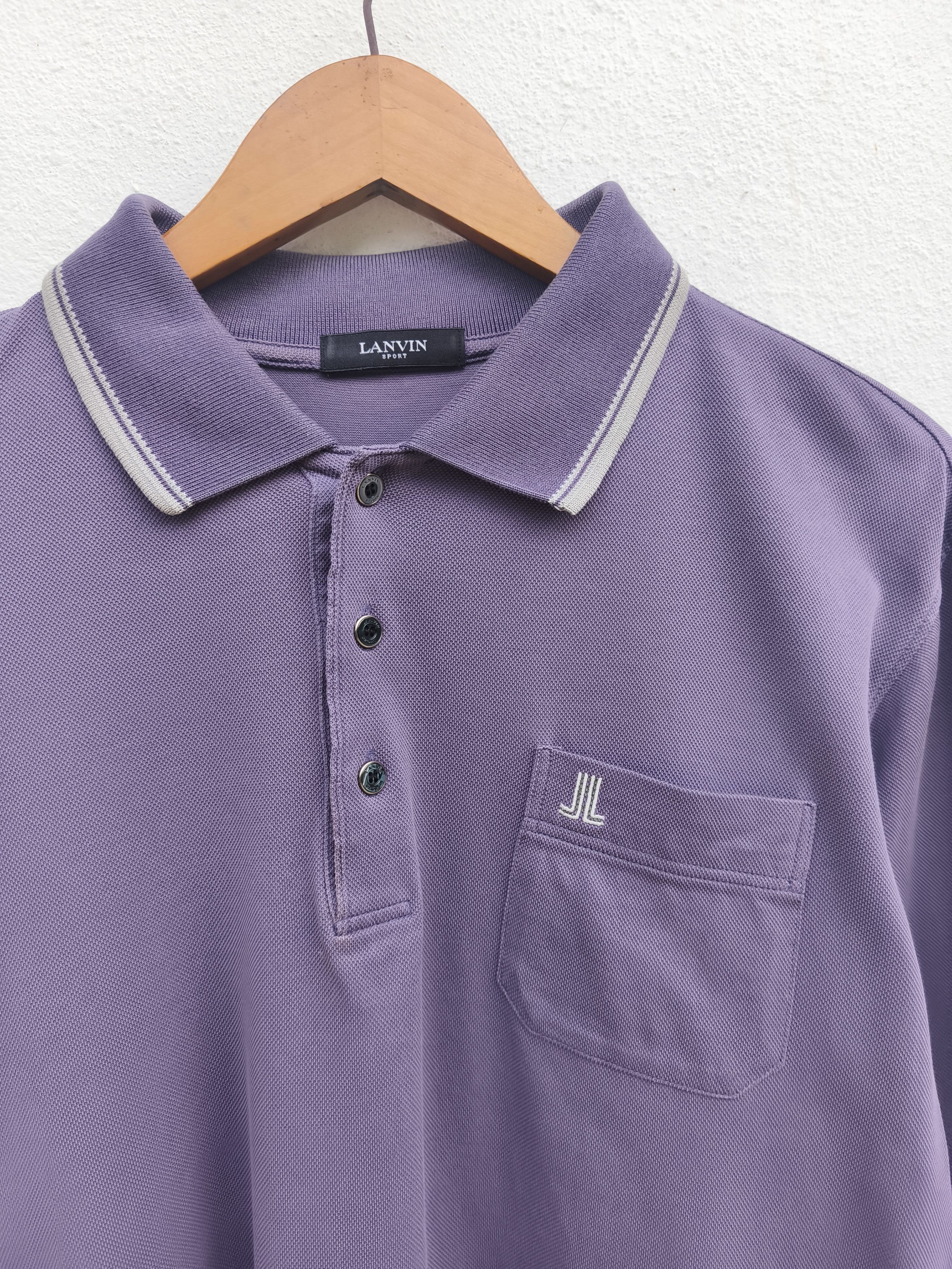 Lanvin Vintage Lanvin Polos Long Sleeve Lanvin Sport Size US L / EU 52-54 / 3 - 1 Thumbnail