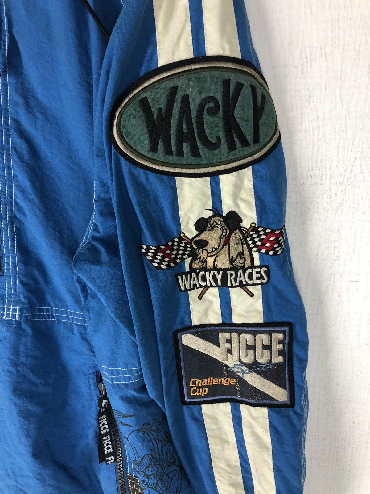Vintage Vintage Wacky Races Jacket by Ficce Sport Goldwin Jacket Size US L / EU 52-54 / 3 - 5 Thumbnail